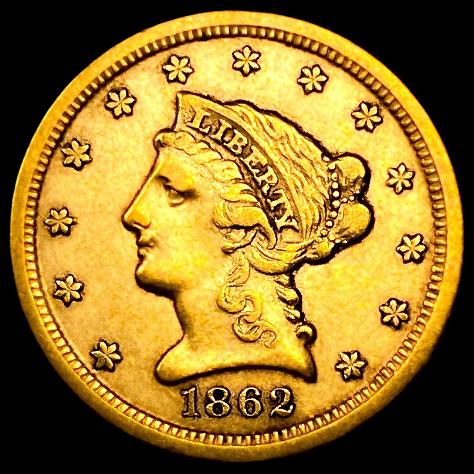 1862-S $2.50 Gold Quarter Eagle (1 of 2)