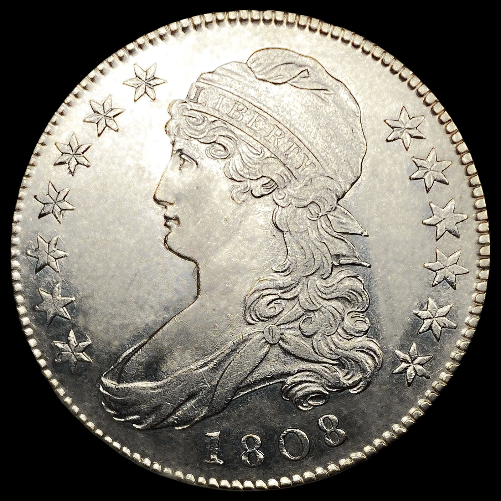 1808 Capped Bust Half Dollar: 1808 Capped Bust Half Dollar