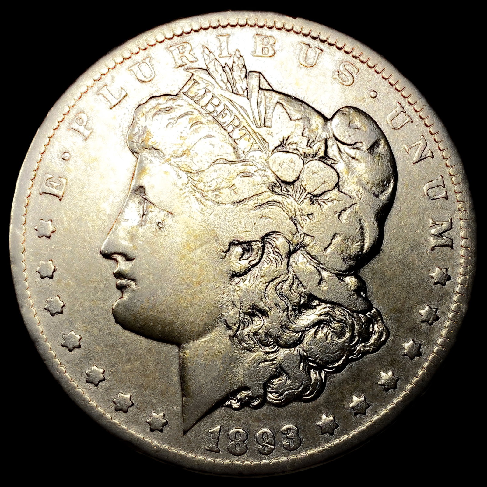 1893-CC Morgan Silver Dollar: 1893-CC Morgan Silver Dollar
