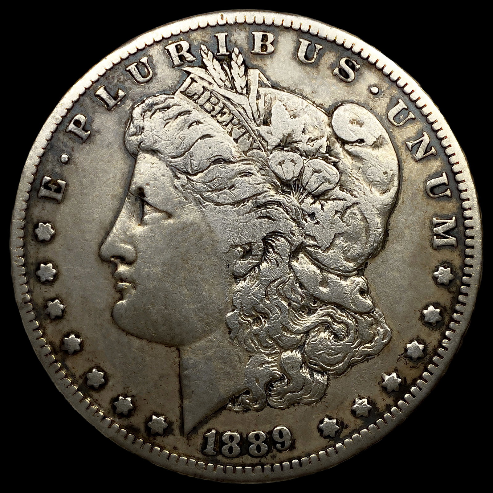 1889-CC Morgan Silver Dollar: 1889-CC Morgan Silver Dollar