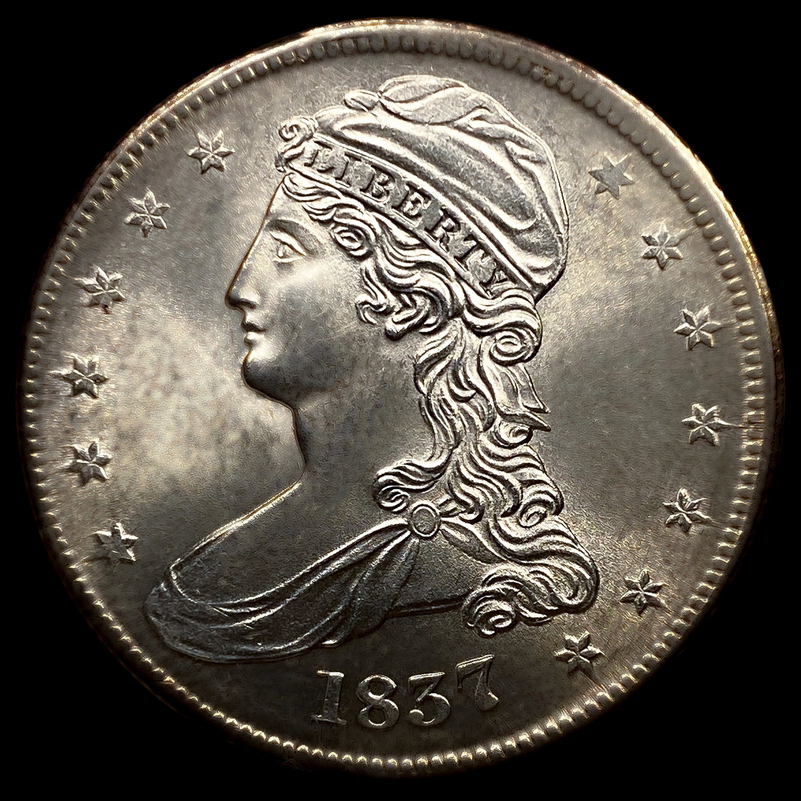 1837 Capped Bust Half Dollar: 1837 Capped Bust Half Dollar