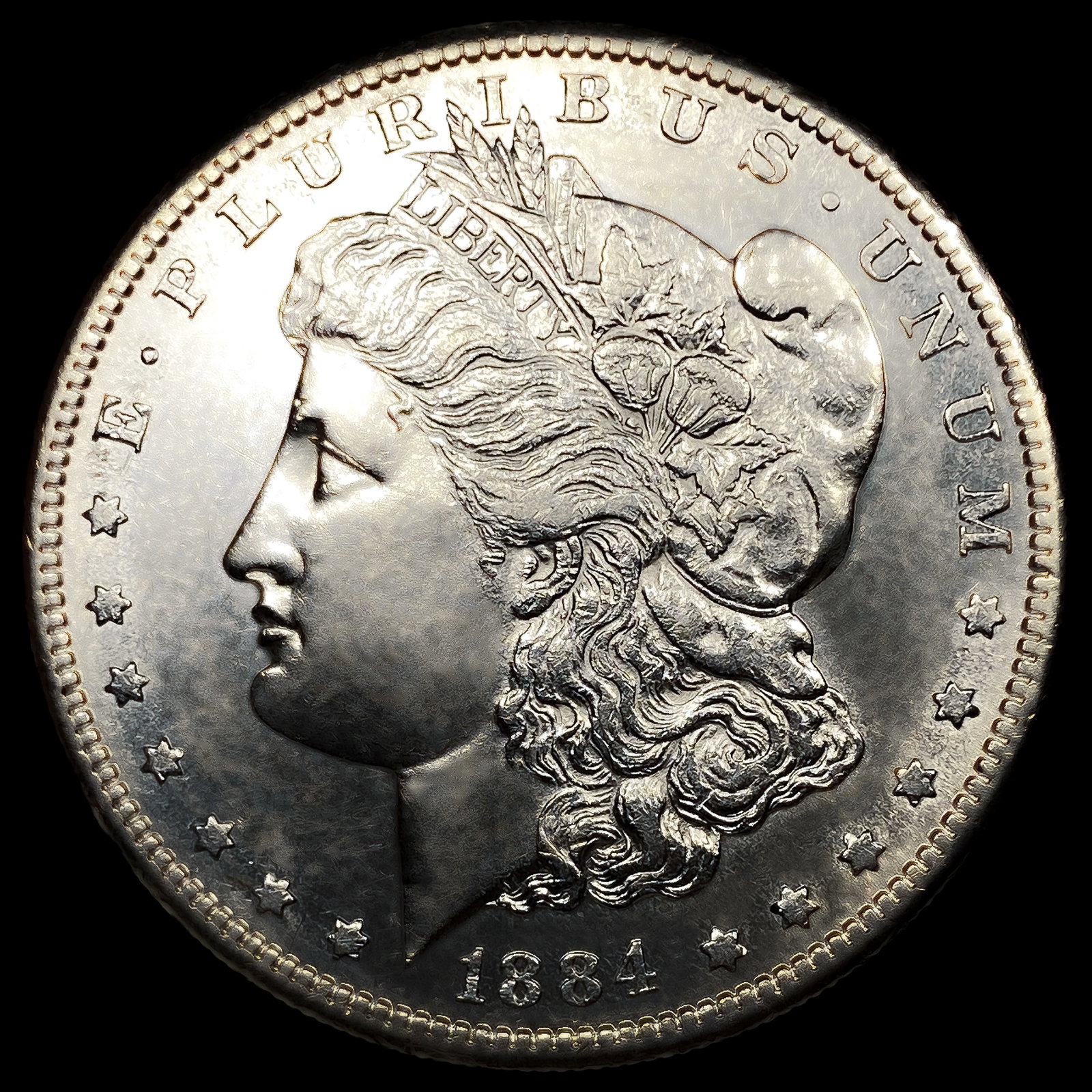 1884-S Morgan Silver Dollar: 1884-S Morgan Silver Dollar
