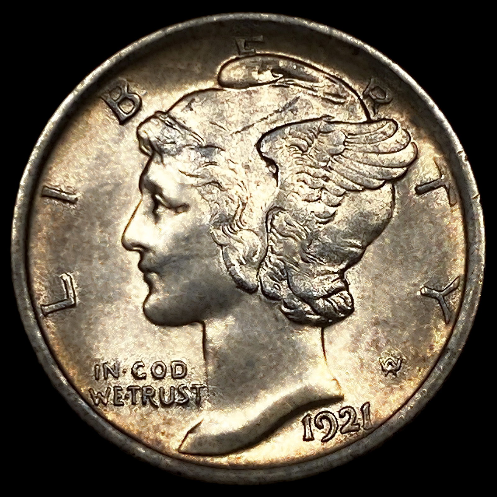1921 Mercury Dime (1 of 2)