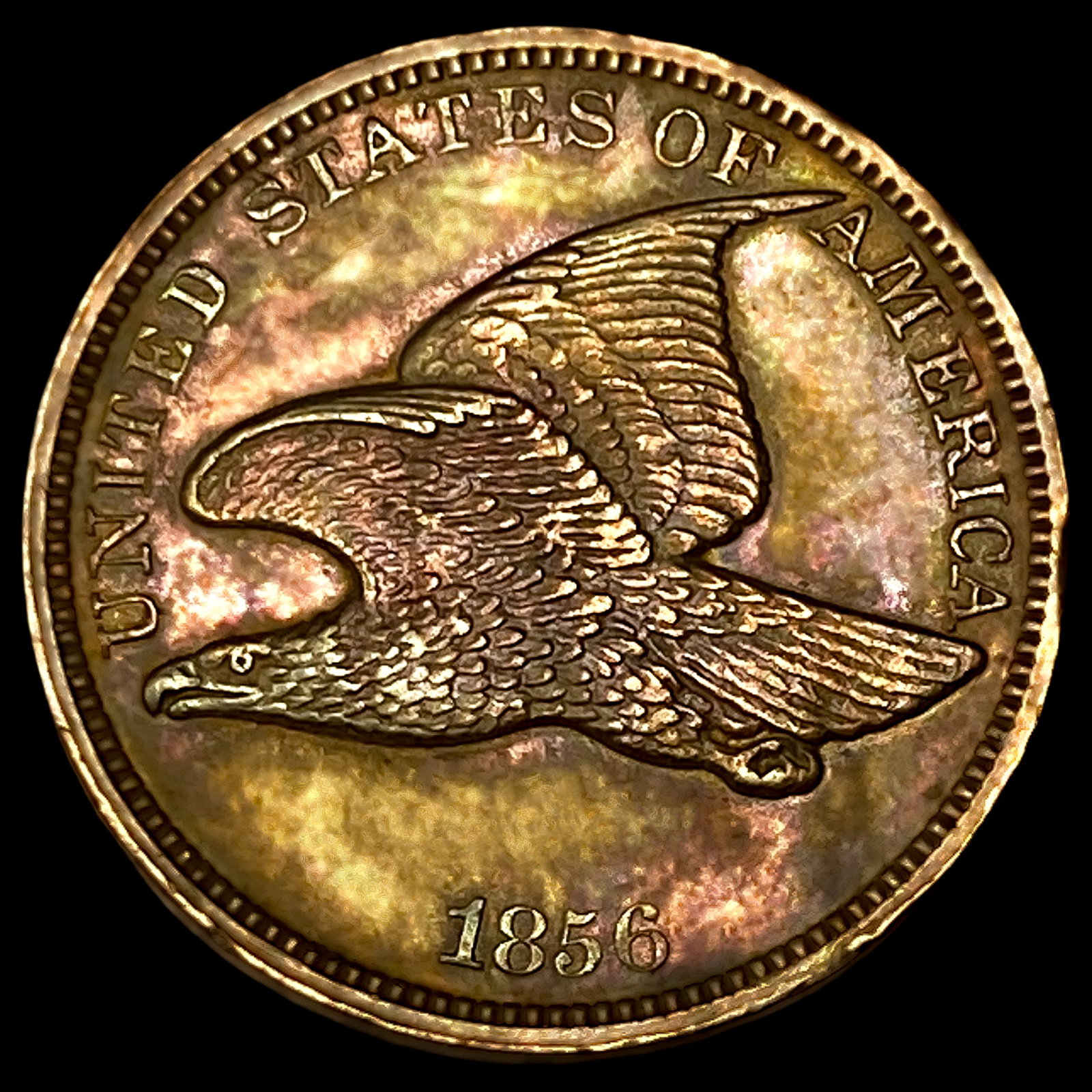 1856 J-185 Flying Eagle Cent (1 of 2)