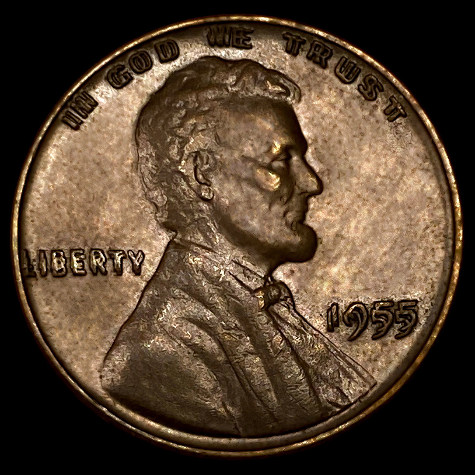 1955 DDO Wheat Cent: 1955 DDO Wheat Cent