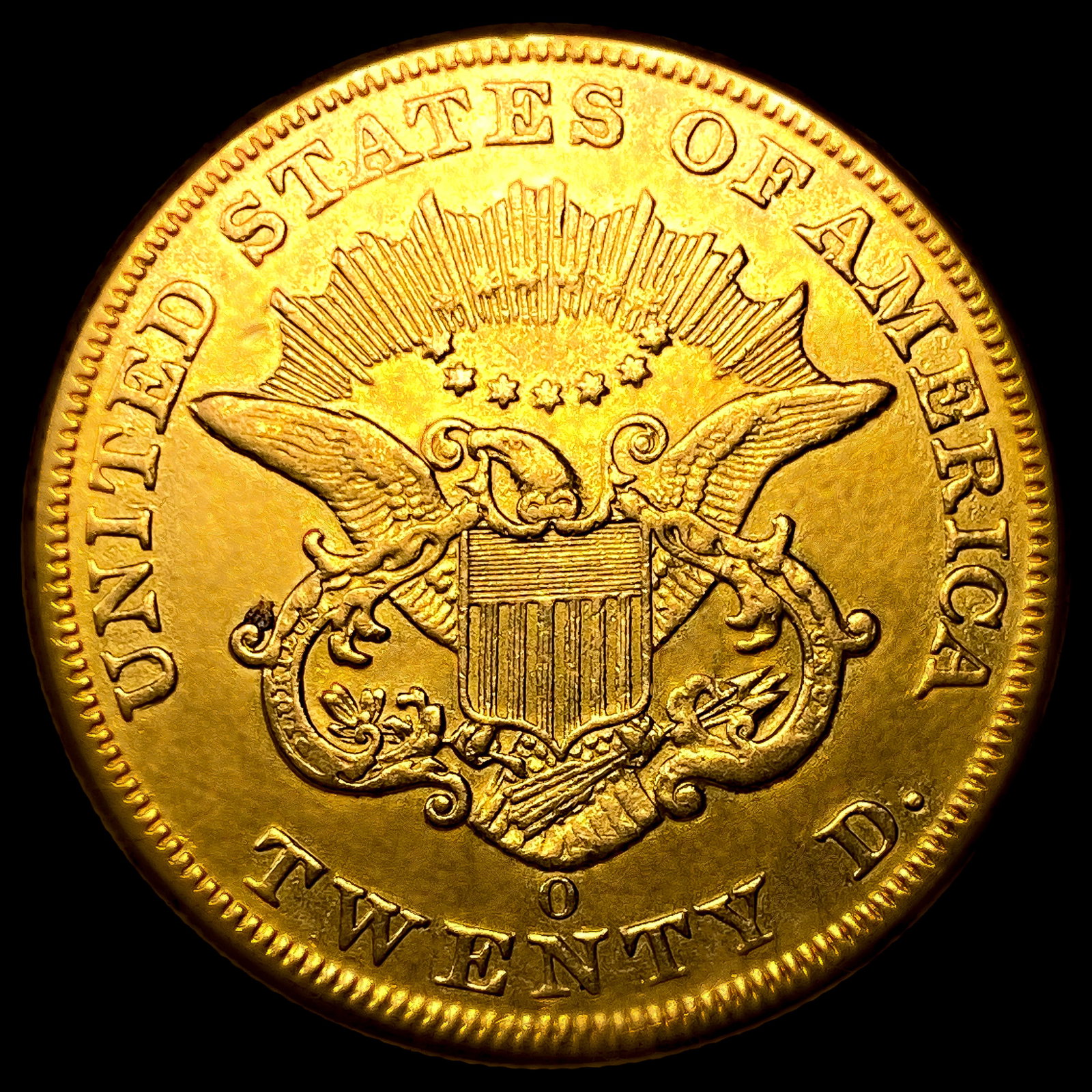 1852-O $20 Gold Double Eagle - 2