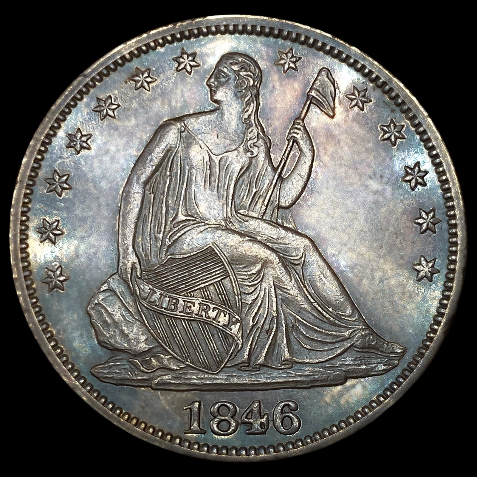 1846 Seated Liberty Half Dollar (1 of 2)