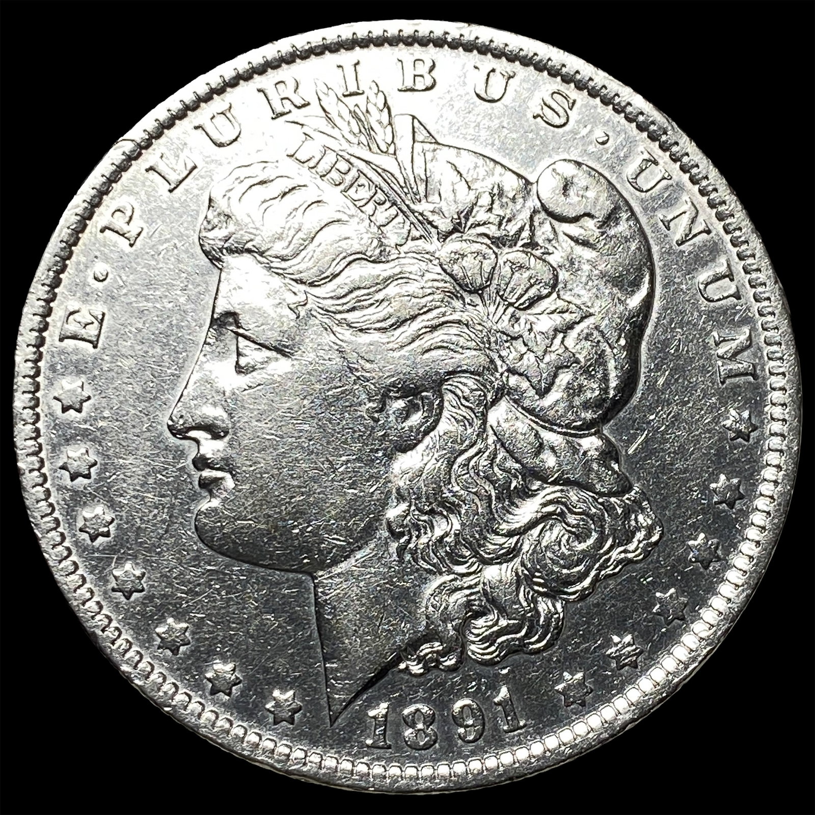 1891-O Silver Morgan Dollar CLOSELY UNCIRCULATED (1 of 2)