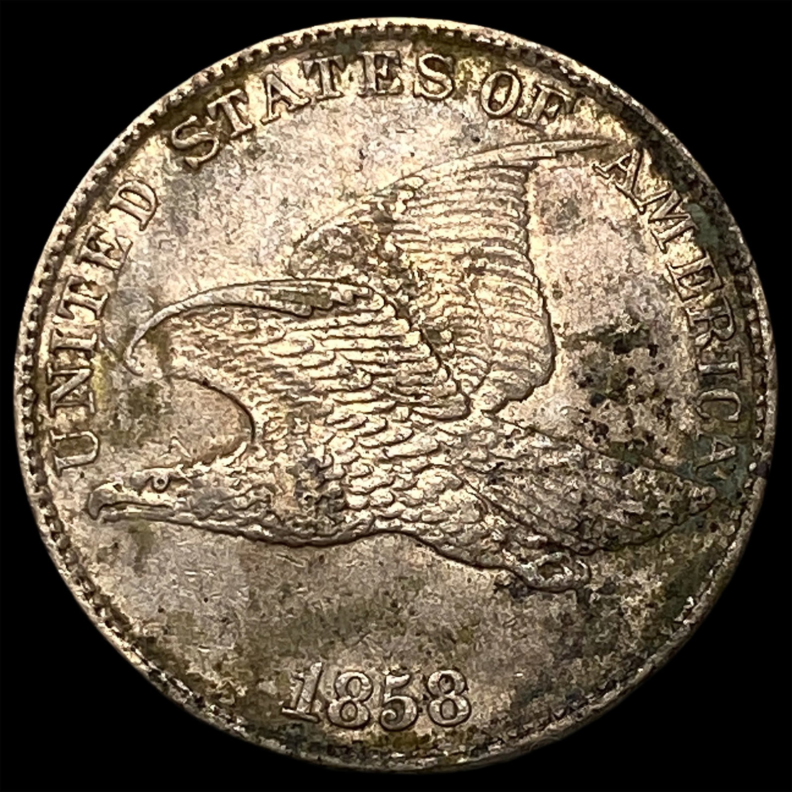 1858 Flying Eagle Cent UNCIRCULATED (1 of 2)