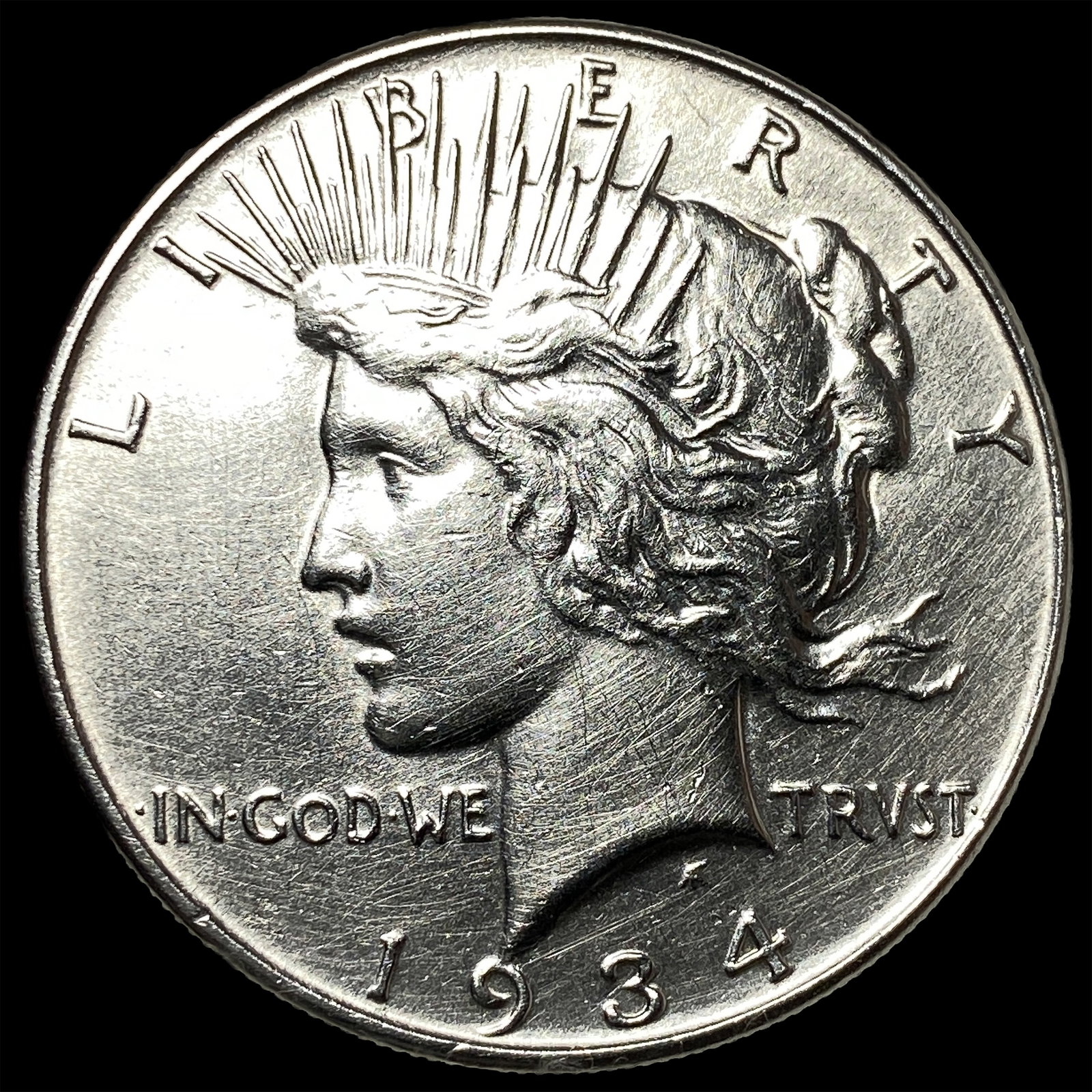 1934 Silver Peace Dollar CHOICE BU: 1934 Silver Peace Dollar CHOICE BU