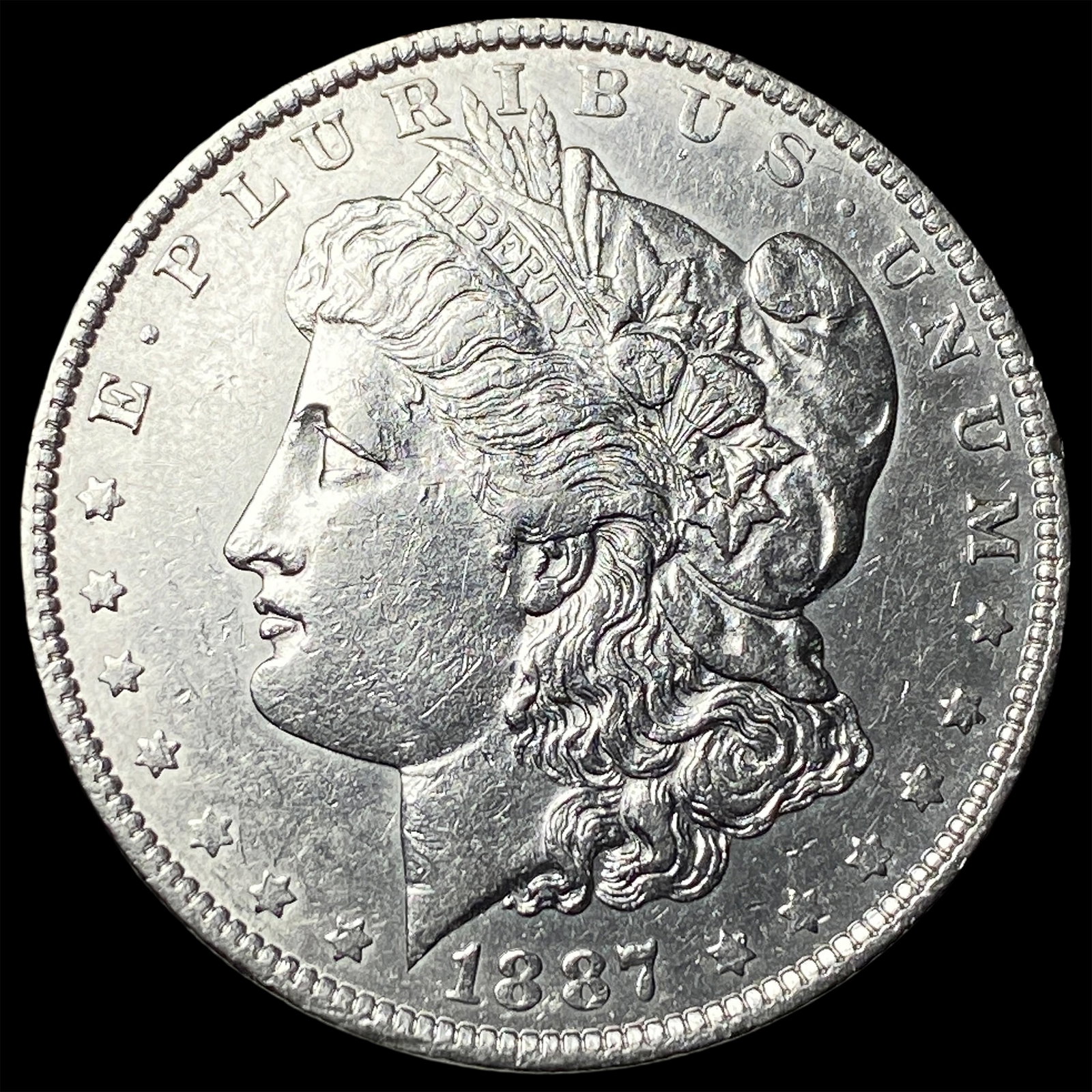 1887-O Silver Morgan Dollar CHOICE AU: 1887-O Silver Morgan Dollar CHOICE AU