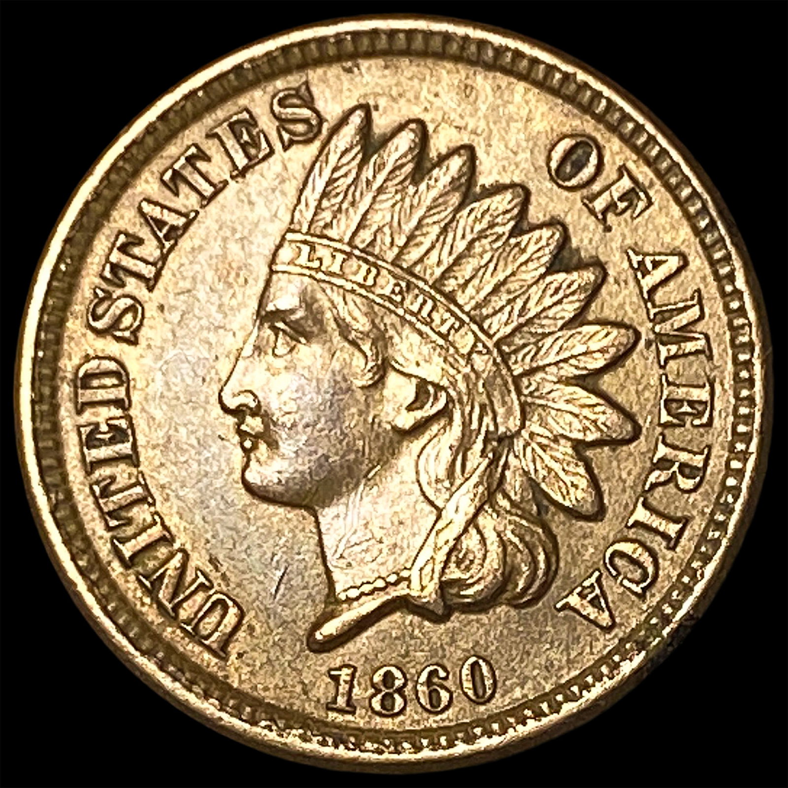 1860 Indian Head Cent UNCIRCULATED: 1860 Indian Head Cent UNCIRCULATED