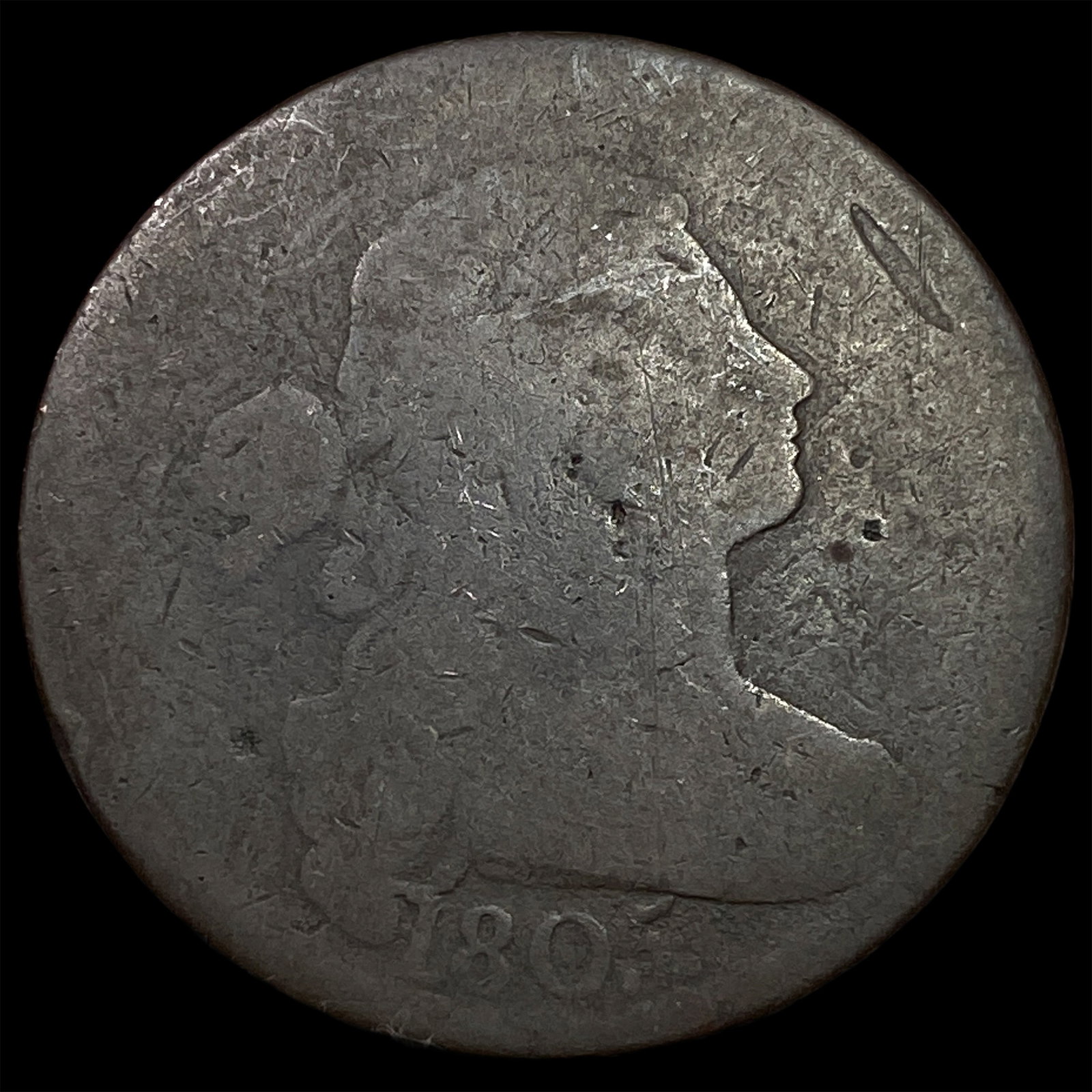 1805 Draped Bust Large Cent NICELY CIRCULATED: 1805 Draped Bust Large Cent NICELY CIRCULATED