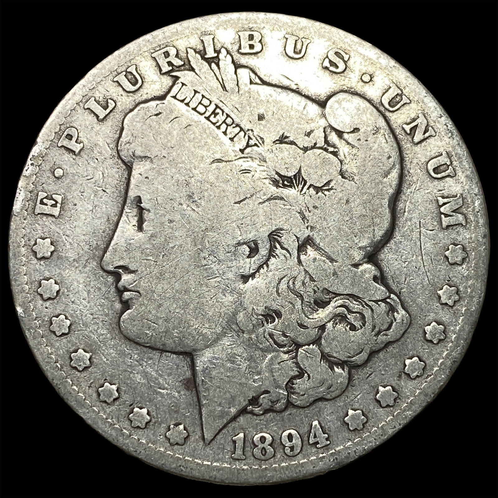 1894-O Silver Morgan Dollar NICELY CIRCULATED: 1894-O Silver Morgan Dollar NICELY CIRCULATED