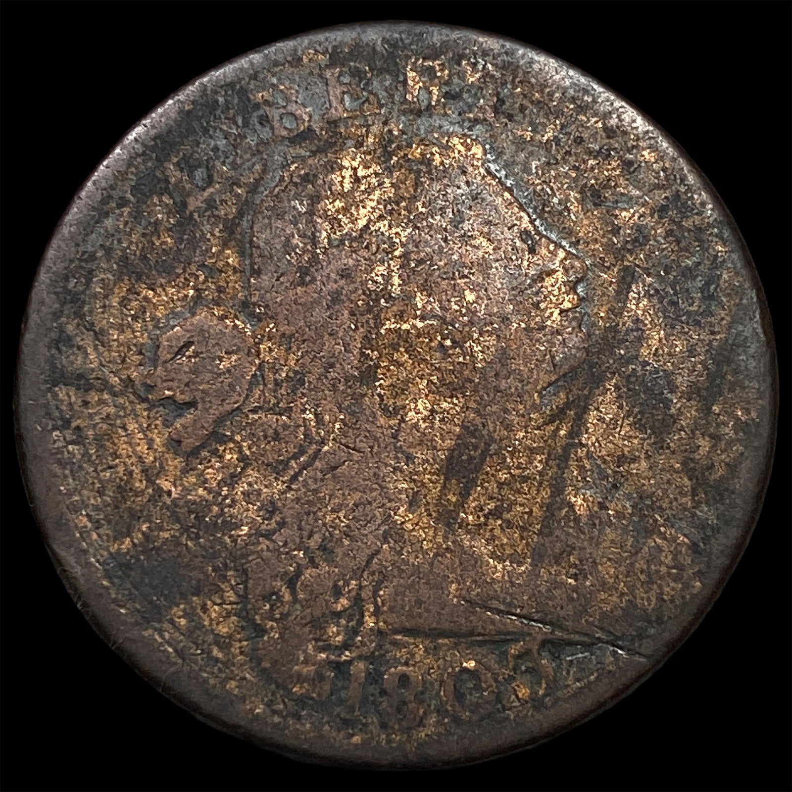 1803 Draped Bust Large Cent NICELY CIRCULATED: 1803 Draped Bust Large Cent NICELY CIRCULATED