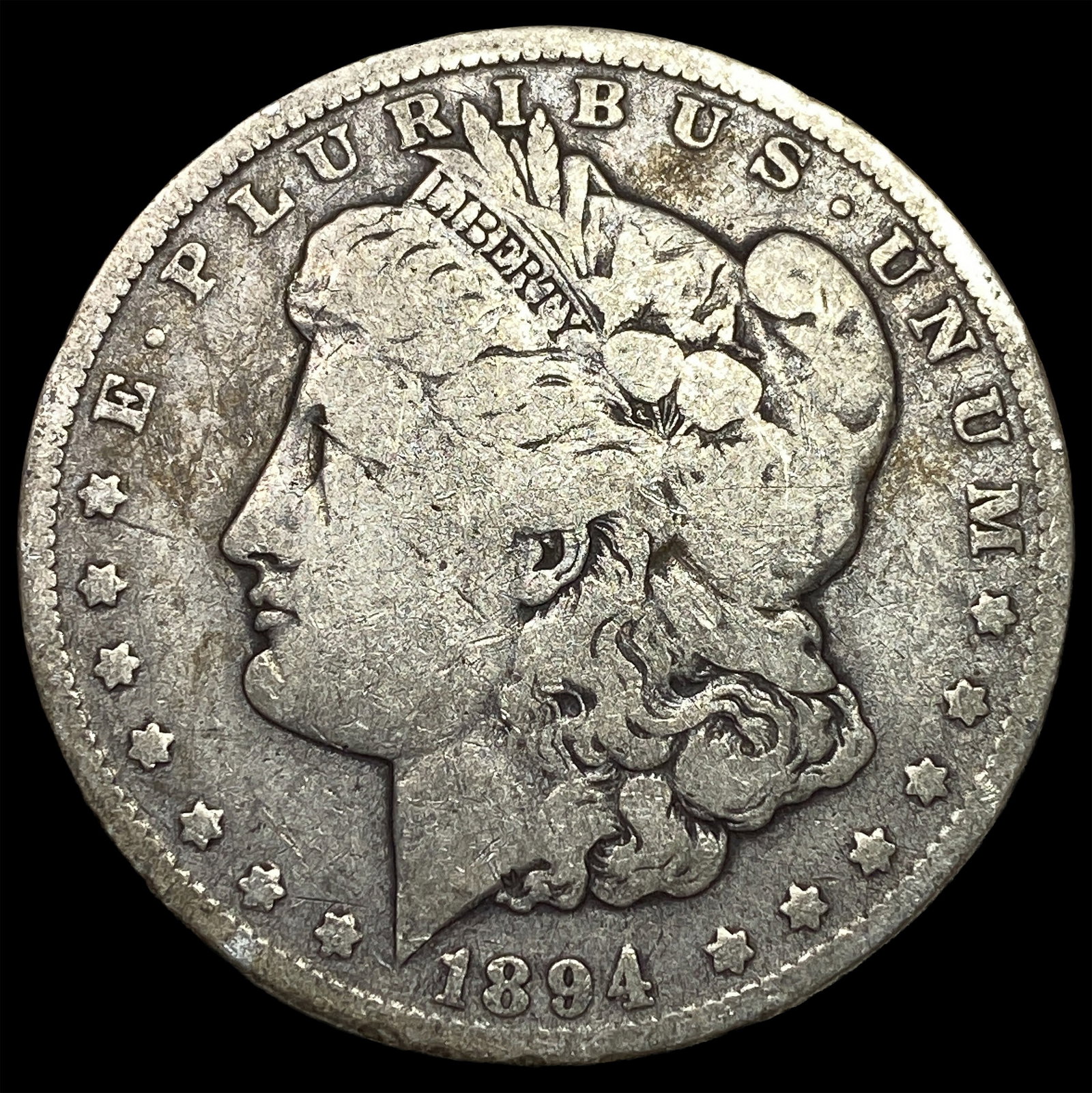 1894-O Silver Morgan Dollar NICELY CIRCULATED: 1894-O Silver Morgan Dollar NICELY CIRCULATED