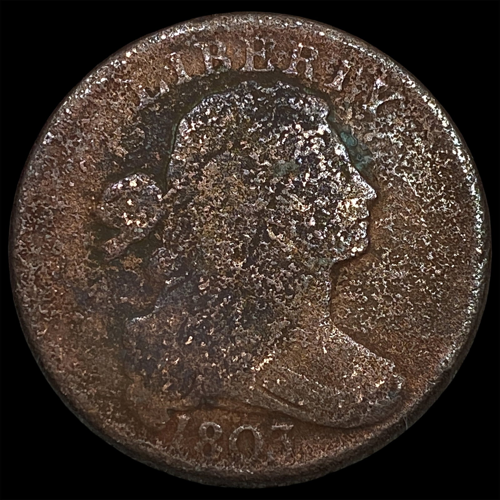 1803 Draped Bust Large Cent NICELY CIRCULATED: 1803 Draped Bust Large Cent NICELY CIRCULATED
