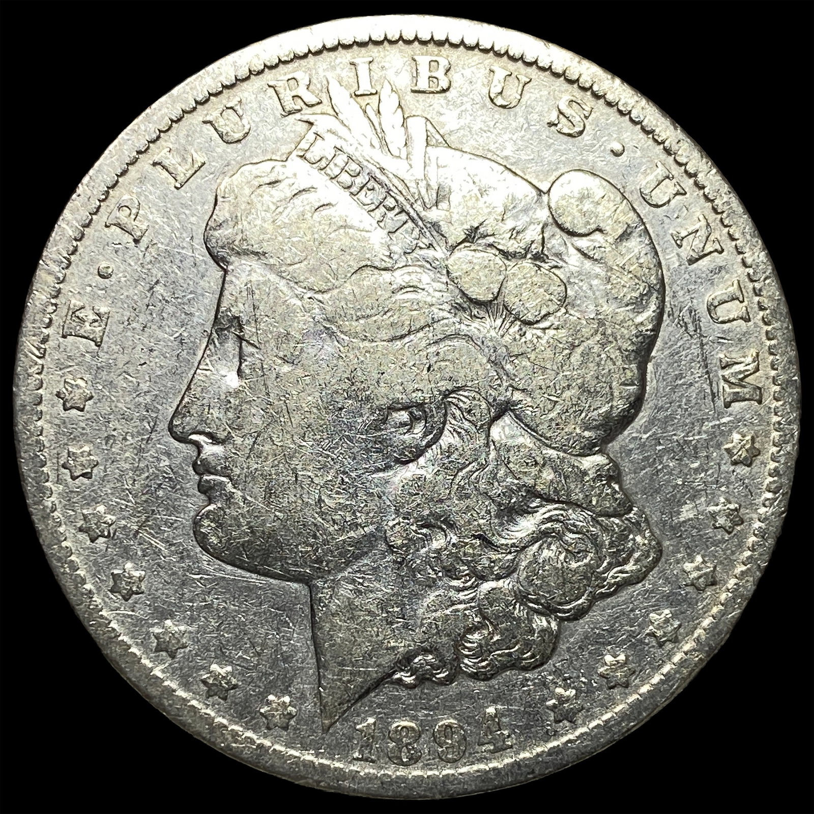 1894-O Silver Morgan Dollar NICELY CIRCULATED: 1894-O Silver Morgan Dollar NICELY CIRCULATED