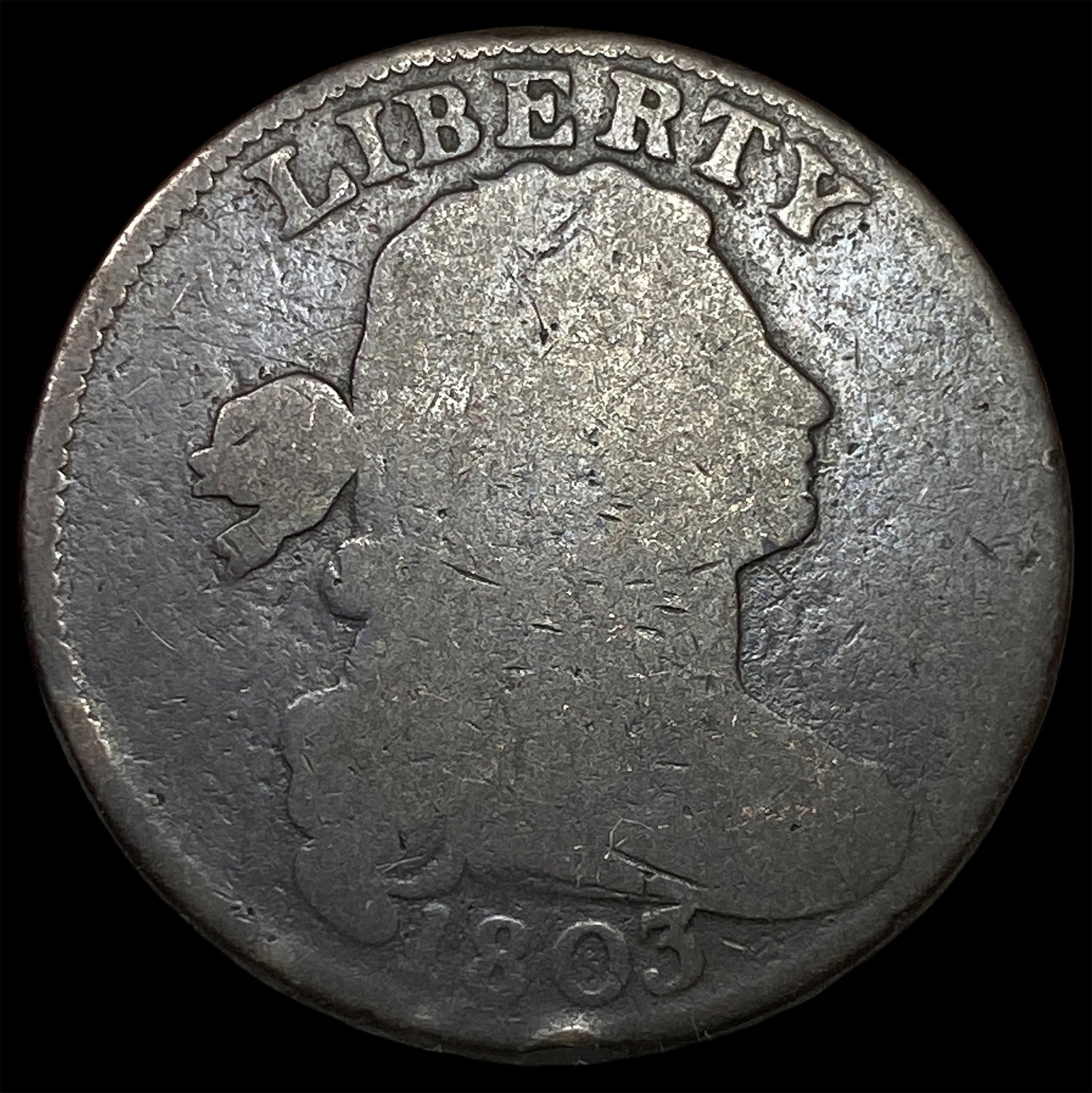 1803 Draped Bust Large Cent NICELY CIRCULATED: 1803 Draped Bust Large Cent NICELY CIRCULATED