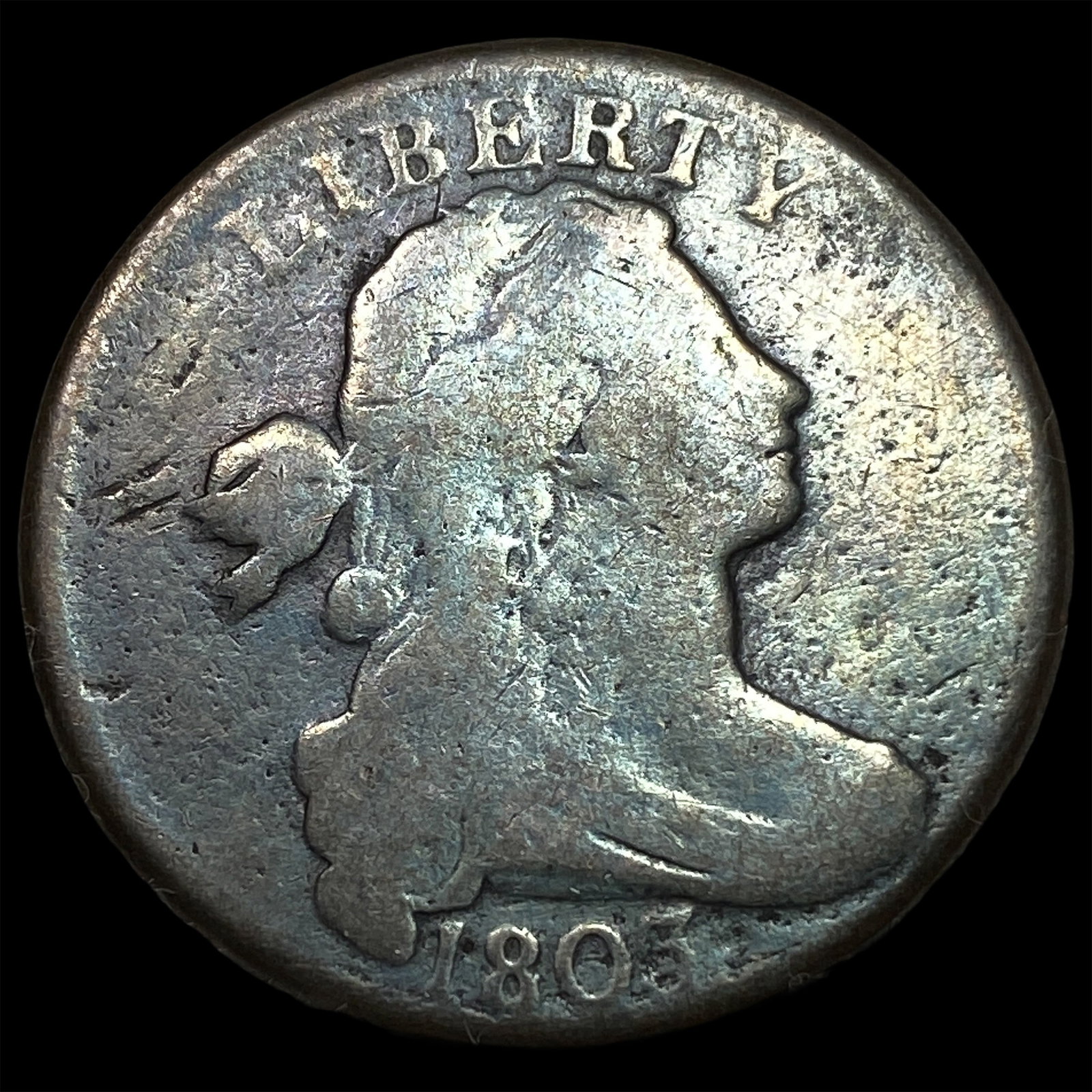 1803 Draped Bust Large Cent NICELY CIRCULATED: 1803 Draped Bust Large Cent NICELY CIRCULATED