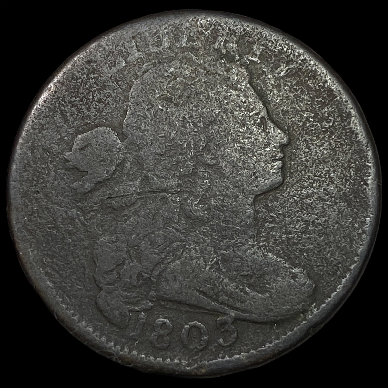 1803 Draped Bust Large Cent NICELY CIRCULATED: 1803 Draped Bust Large Cent NICELY CIRCULATED