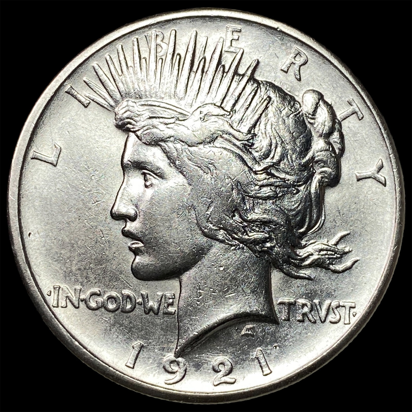 1921 Silver Peace Dollar CHOICE AU: 1921 Silver Peace Dollar CHOICE AU