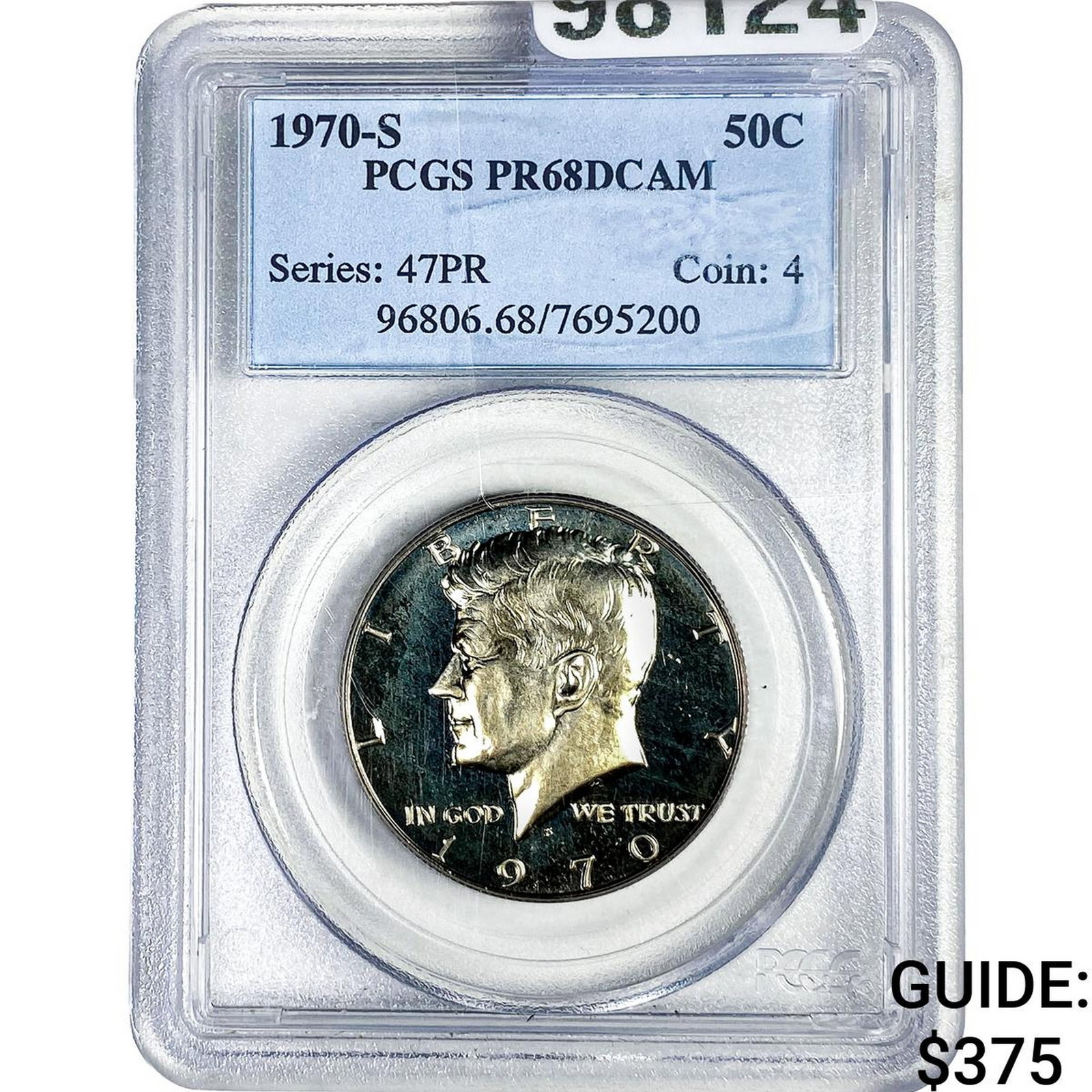 1970-S Kennedy Half Dollar PCGS PR68 DCAM (1 of 2)