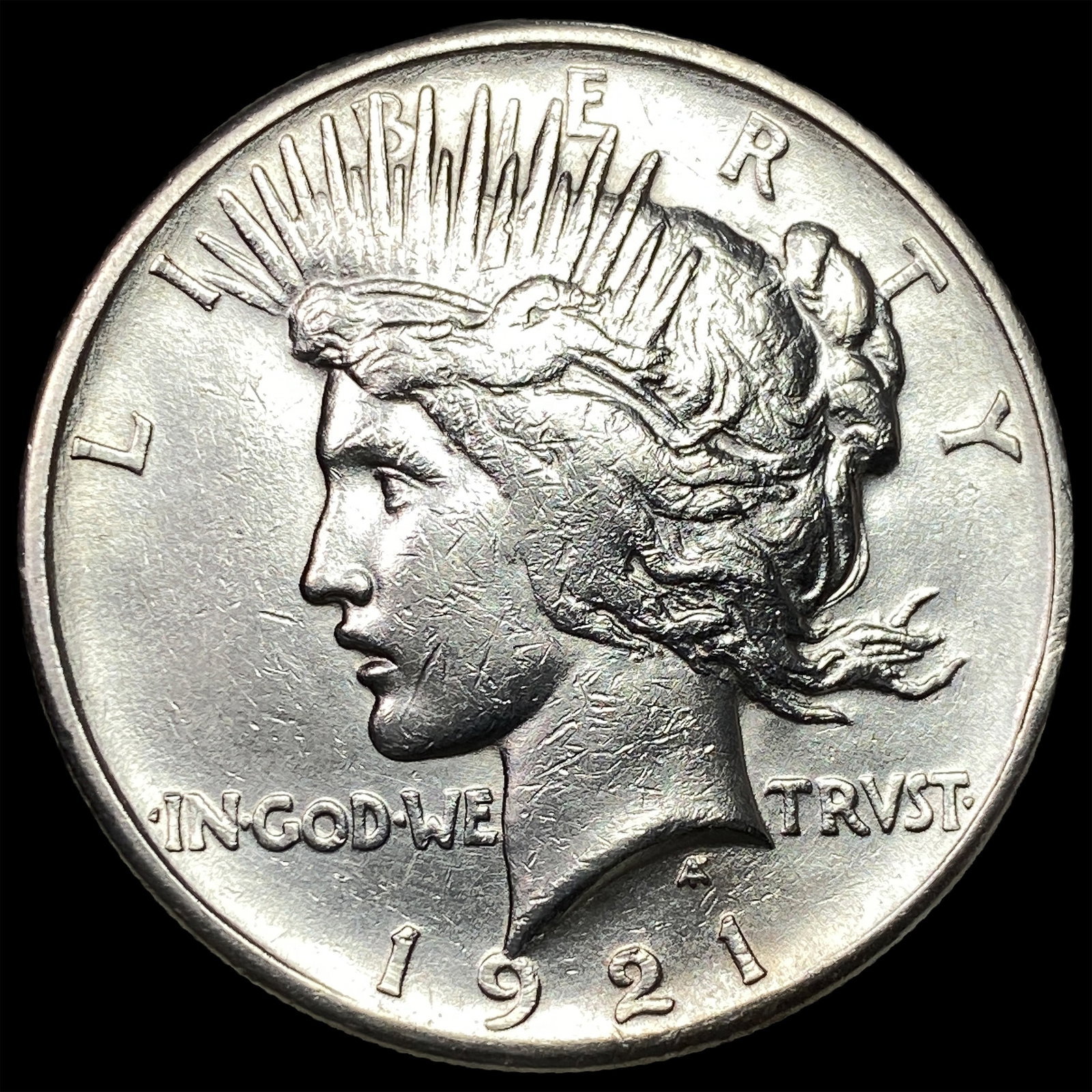 1921 Silver Peace Dollar CHOICE AU: 1921 Silver Peace Dollar CHOICE AU