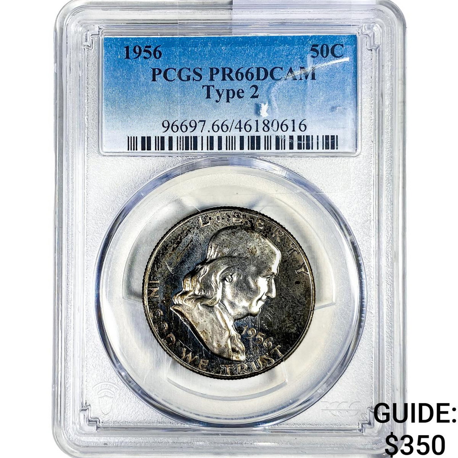 1956 Franklin Half Dollar PCGS PR66 DCAM (1 of 2)