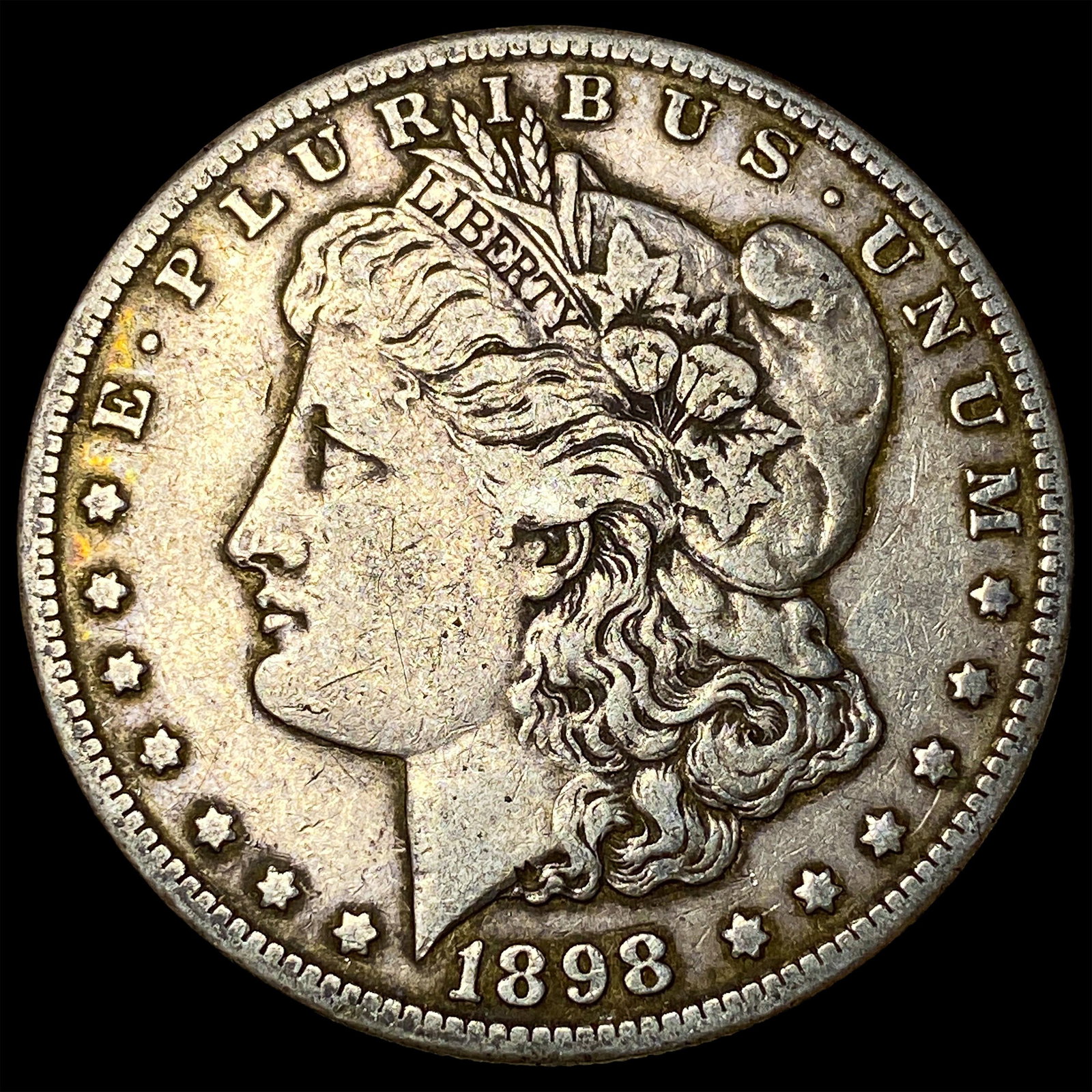 1898-S Silver Morgan Dollar NEARLY UNCIRCULATED: 1898-S Silver Morgan Dollar NEARLY UNCIRCULATED