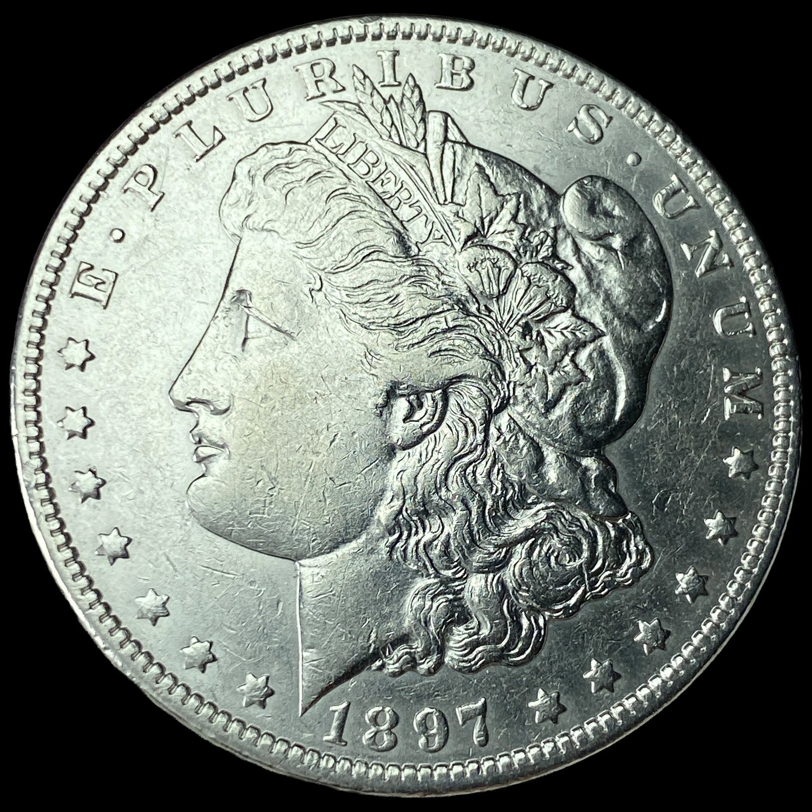 1897-O Silver Morgan Dollar CLOSELY UNCIRCULATED: 1897-O Silver Morgan Dollar CLOSELY UNCIRCULATED