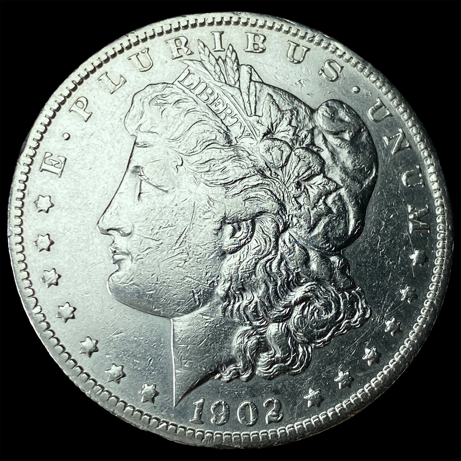 1902-S Morgan Silver Dollar CLOSELY UNCIRCULATED (1 of 2)