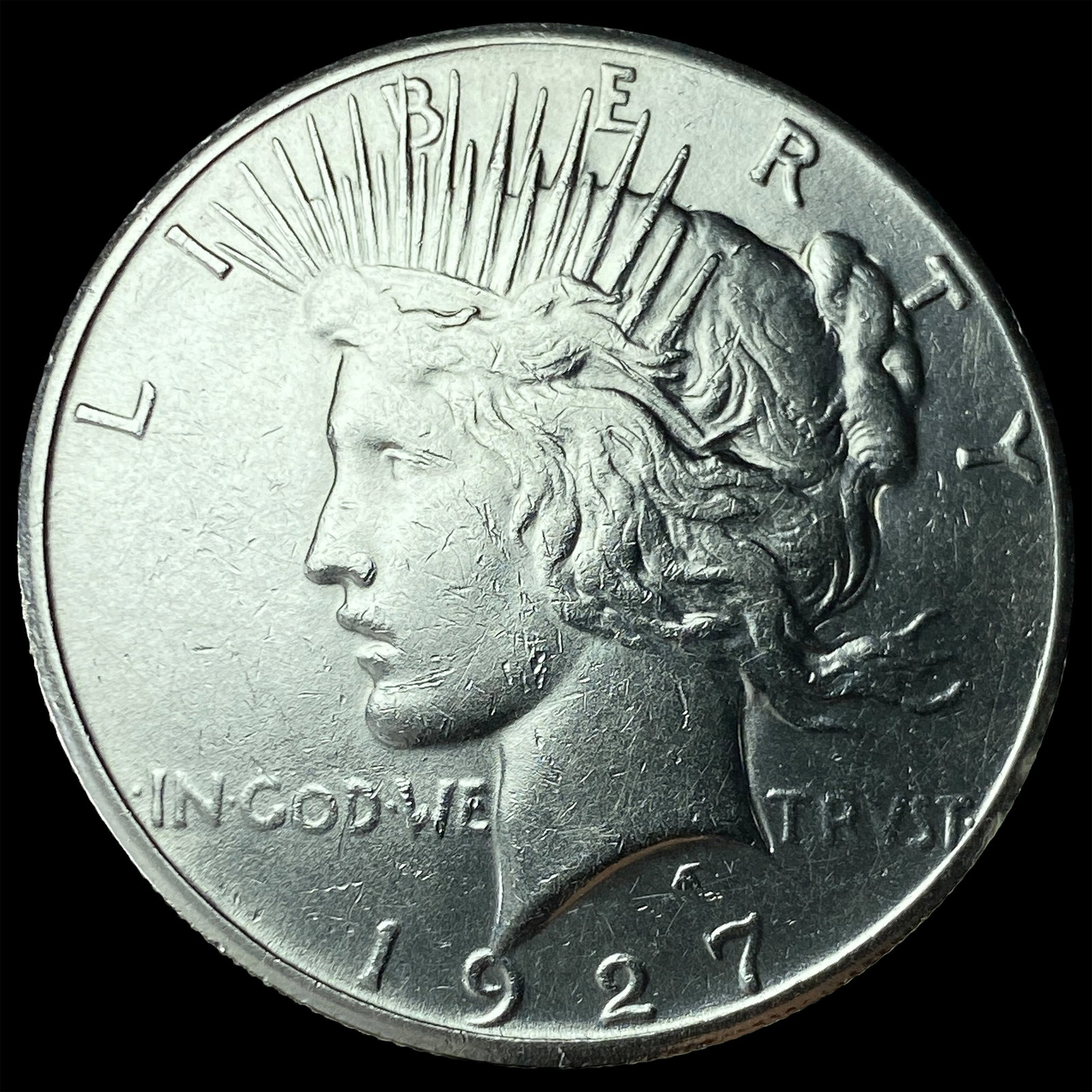 1927 Silver Peace Dollar UNCIRCULATED: 1927 Silver Peace Dollar UNCIRCULATED
