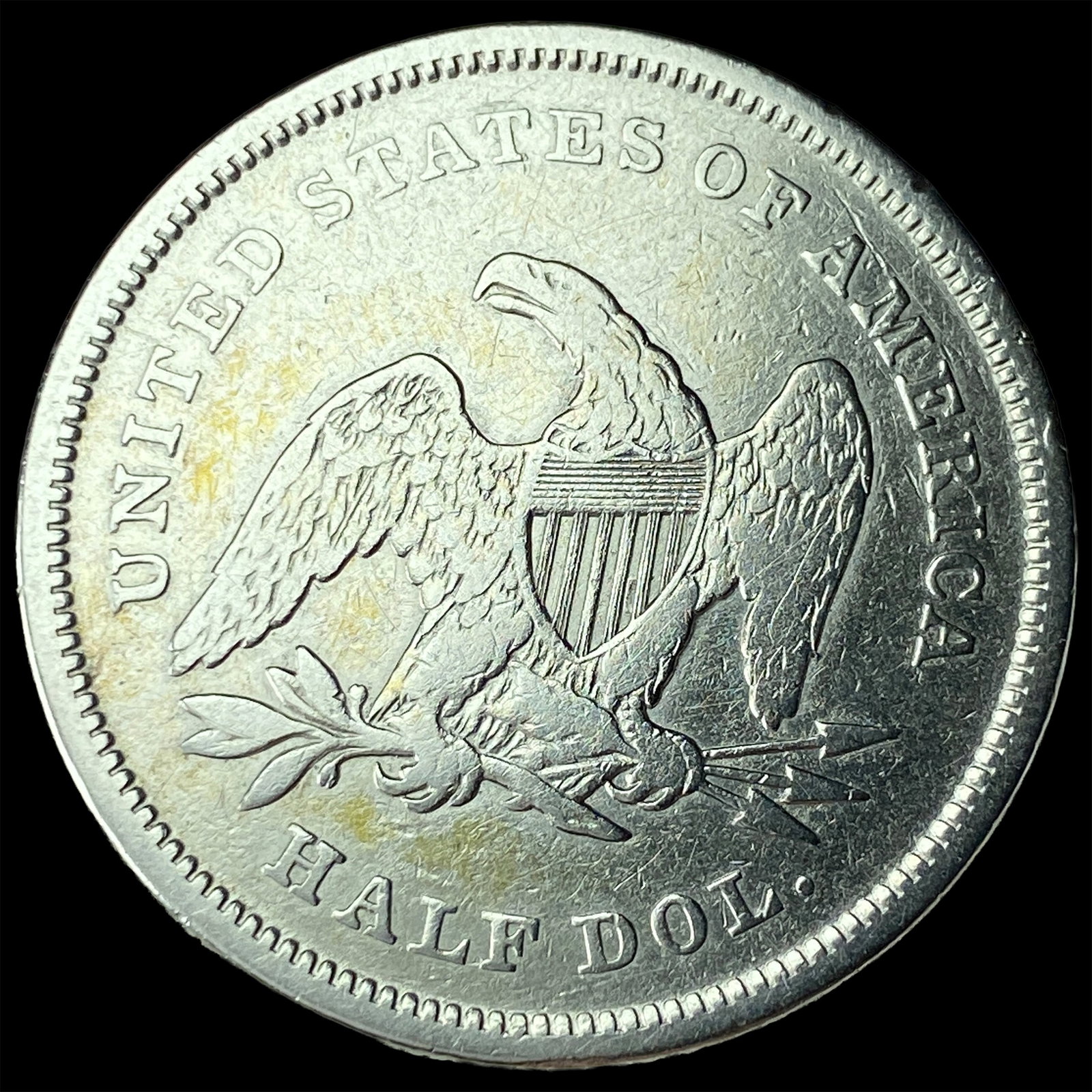 1840 Silver Seated Liberty Half Dollar CHOICE AU - 2