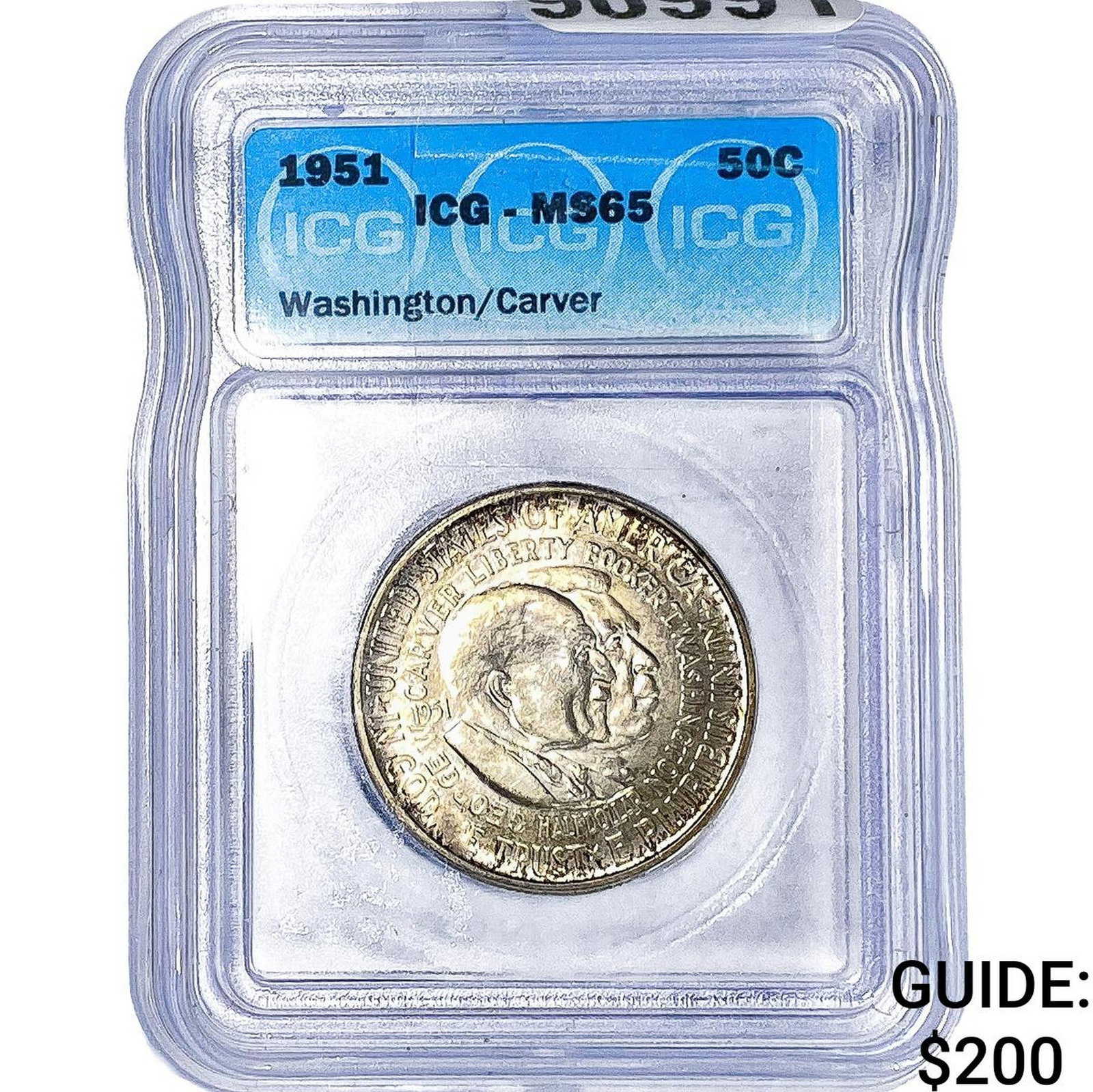1951 Washington Carver Half Dollar ICG MS65 (1 of 2)