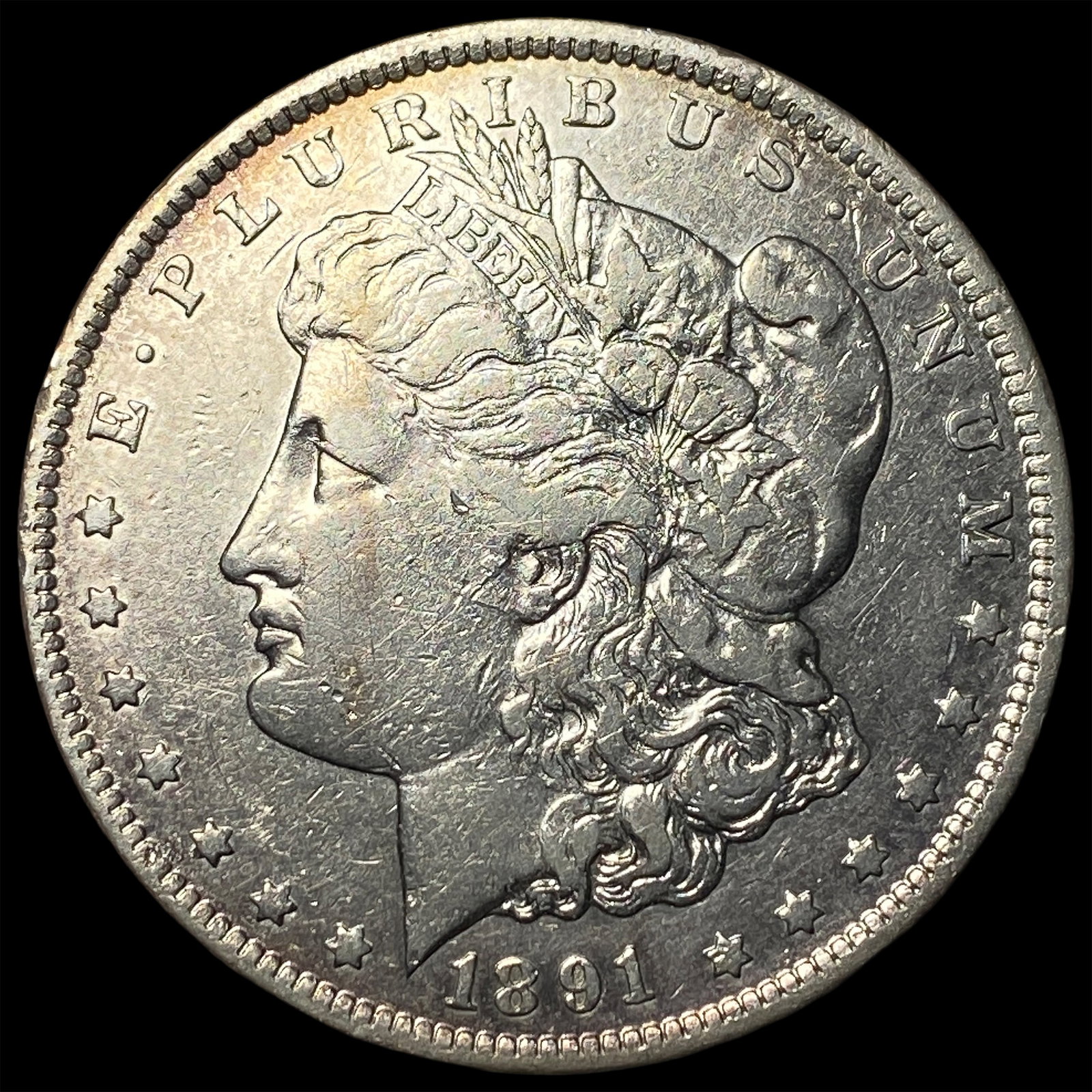 1891-CC Silver Morgan Dollar LIGHTLY CIRCULATED: 1891-CC Silver Morgan Dollar LIGHTLY CIRCULATED