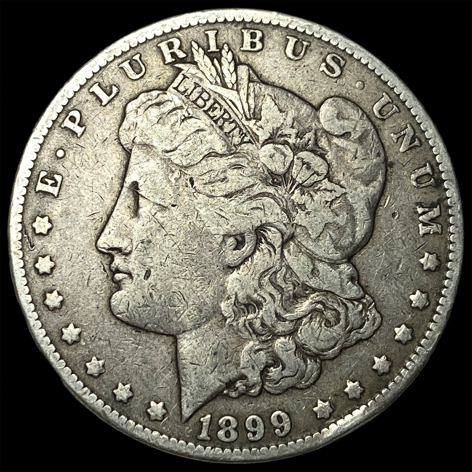 1899-O Micro O Silver Morgan Dollar LIGHTLY CIRCULATED: 1899-O Micro O Silver Morgan Dollar LIGHTLY CIRCULATED