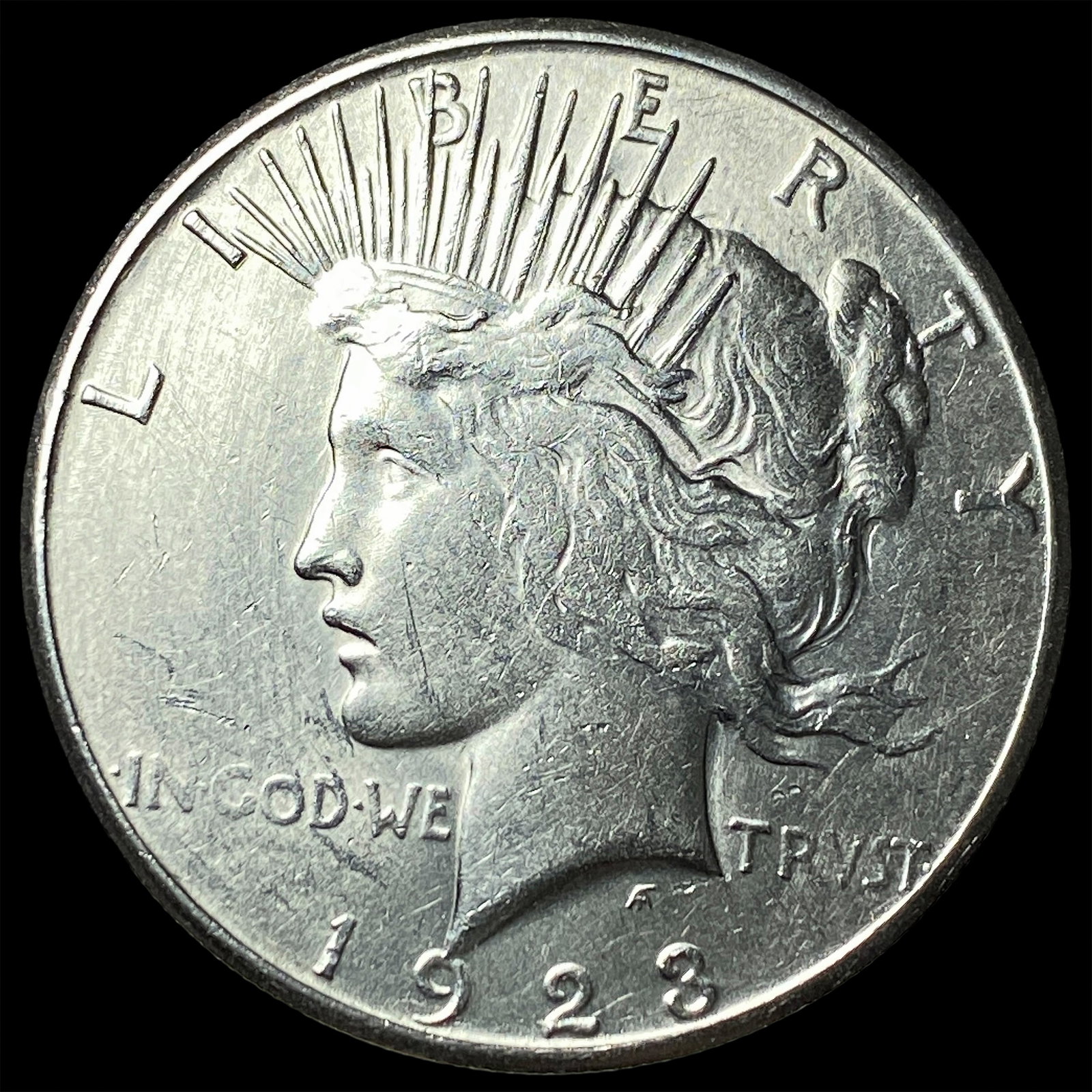 1923-S Silver Peace Dollar UNCIRCULATED: 1923-S Silver Peace Dollar UNCIRCULATED
