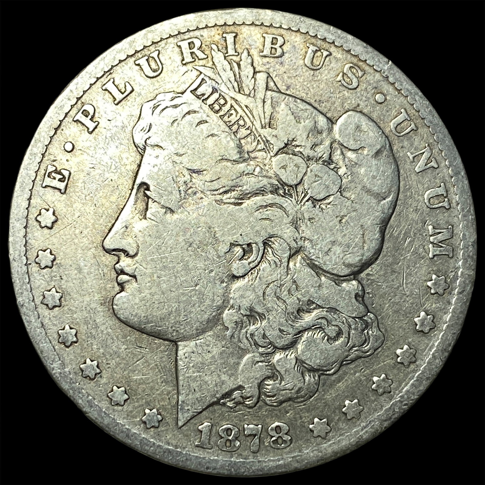 1878-CC Silver Morgan Dollar NICELY CIRCULATED: 1878-CC Silver Morgan Dollar NICELY CIRCULATED