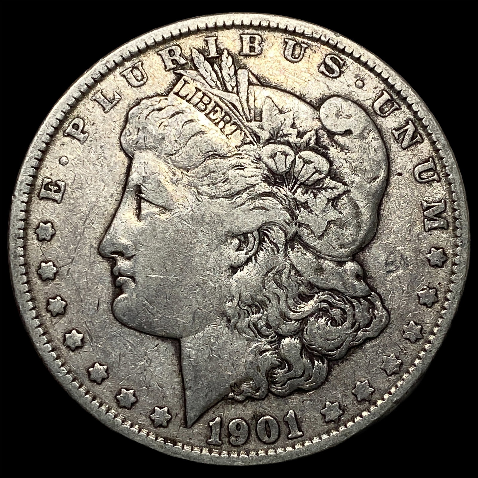 1901 Silver Morgan Dollar LIGHTLY CIRCULATED: 1901 Silver Morgan Dollar LIGHTLY CIRCULATED