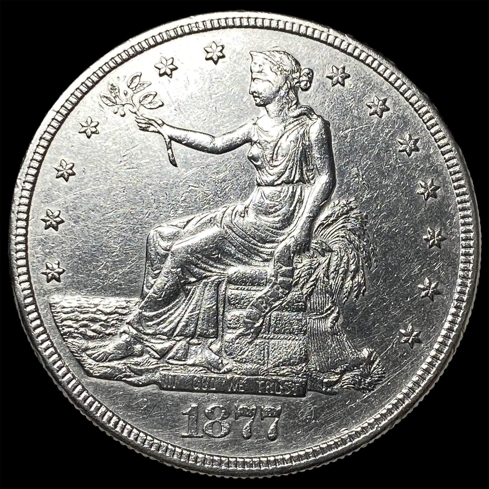 1877-S Silver Trade Dollar UNCIRCULATED (1 of 2)