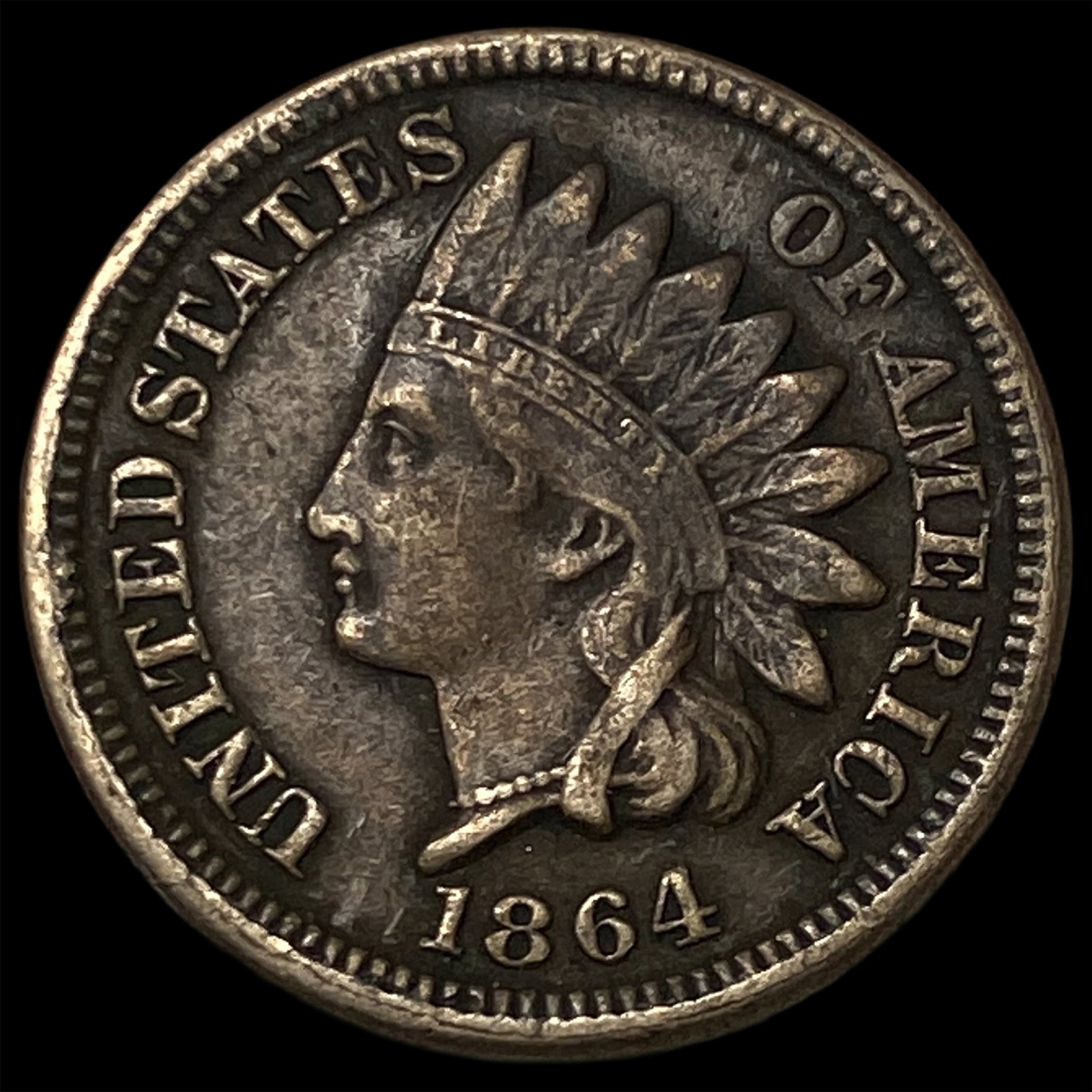 1864 Indian Head Cent CHOICE AU: 1864 Indian Head Cent CHOICE AU