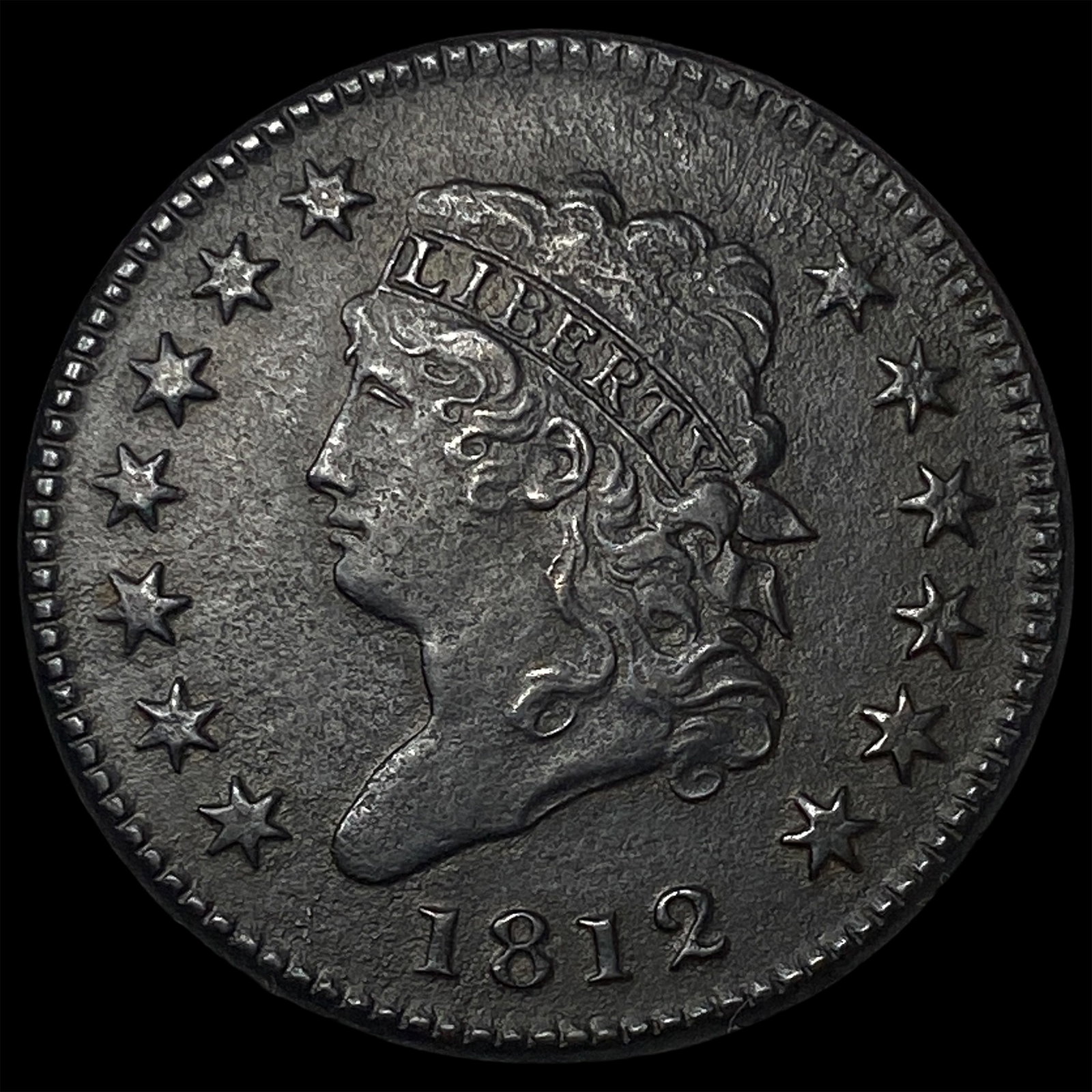 1812 BN Classic Head Large Cent CLOSELY UNCIRCULATED (1 of 2)