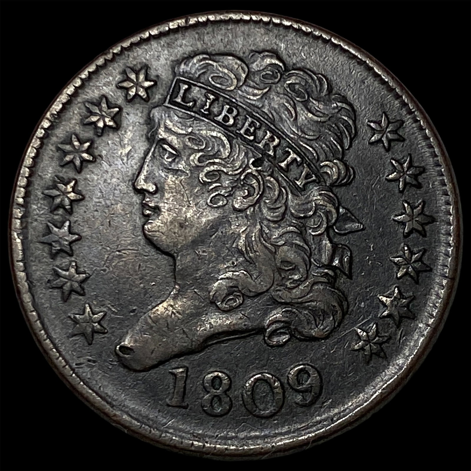 1809 BN Classic Head Half Cent CLOSELY UNCIRCULATED (1 of 2)