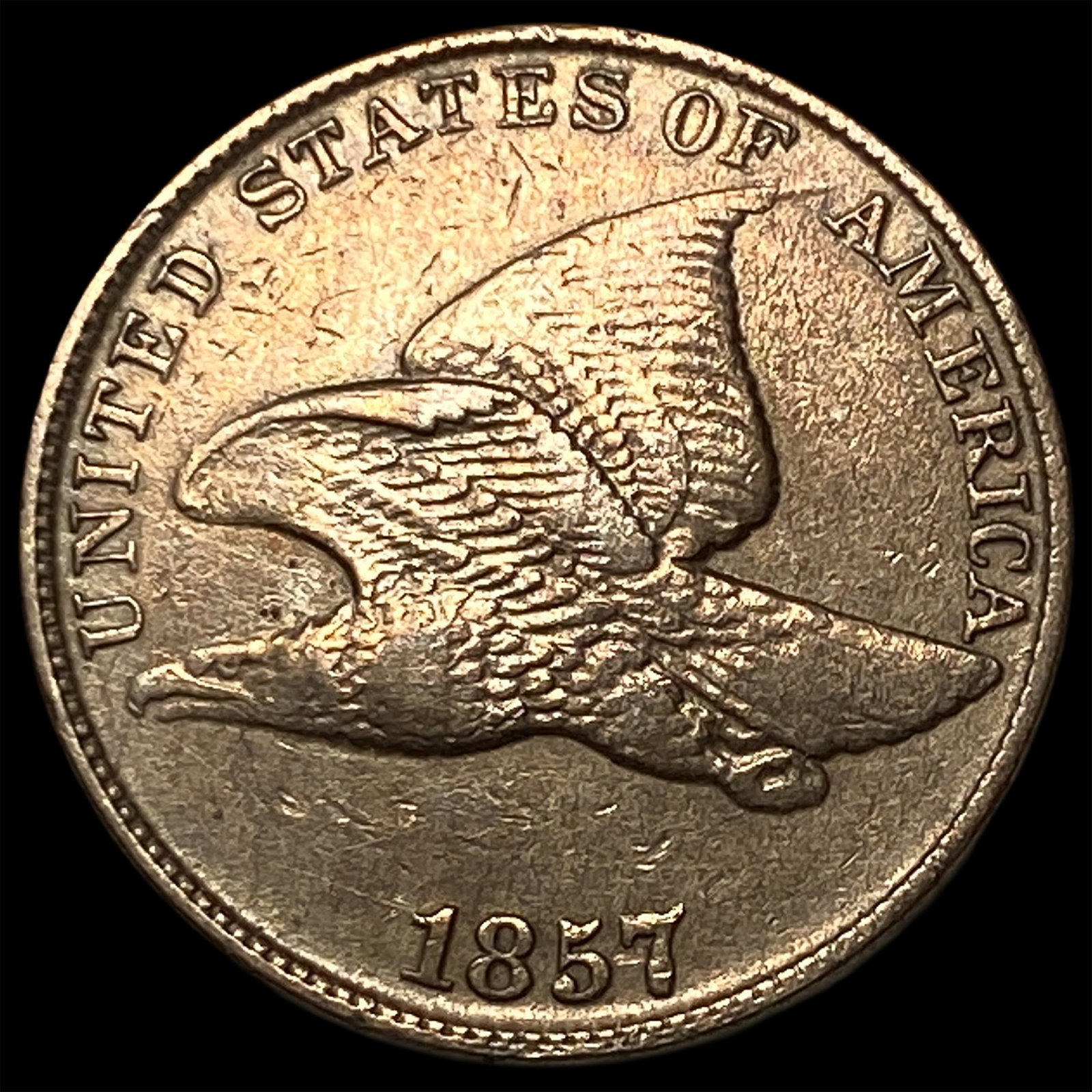 1857 Flying Eagle Cent UNCIRCULATED: 1857 Flying Eagle Cent UNCIRCULATED