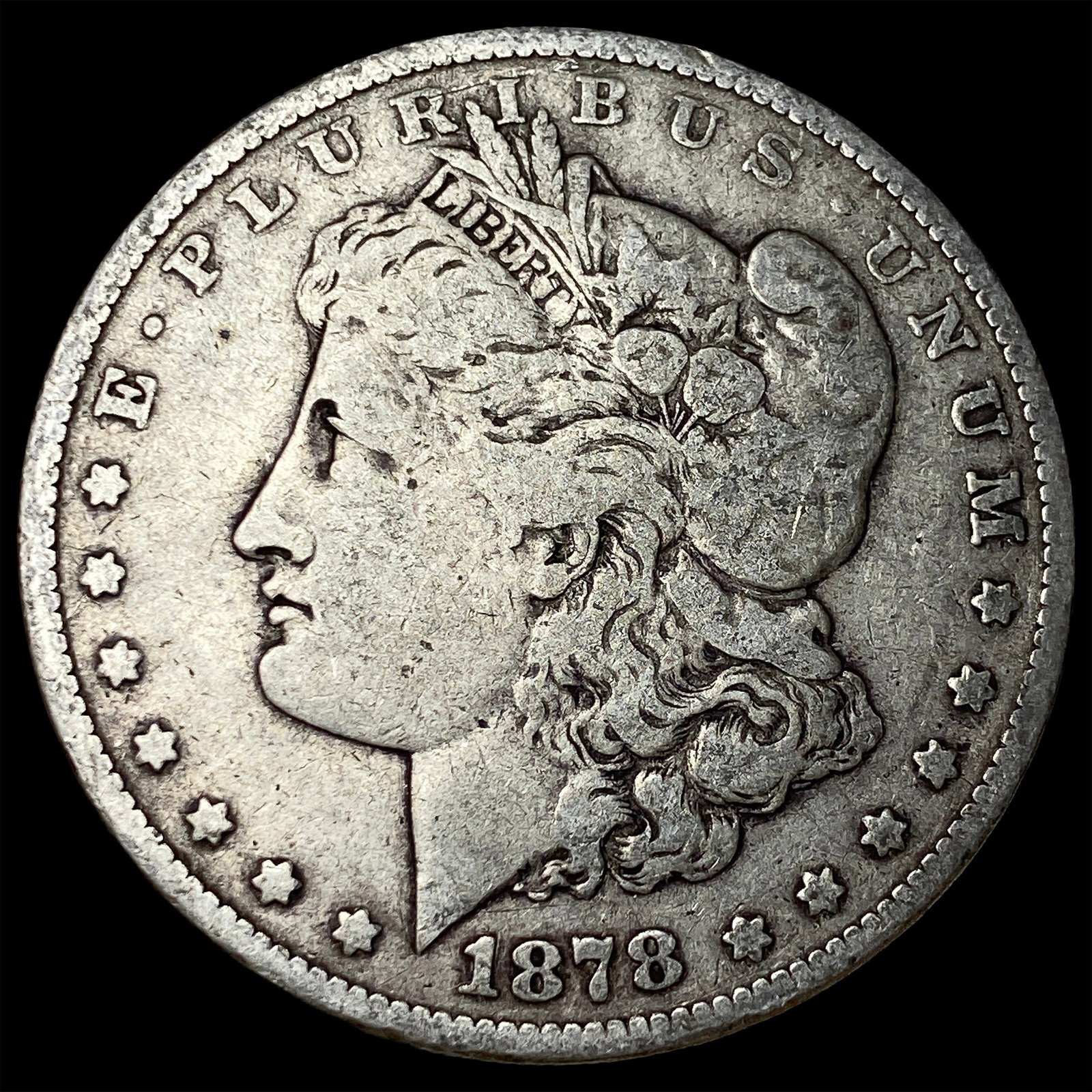 1878 Rev 79 Silver Morgan Dollar LIGHTLY CIRCULATED: 1878 Rev 79 Silver Morgan Dollar LIGHTLY CIRCULATED