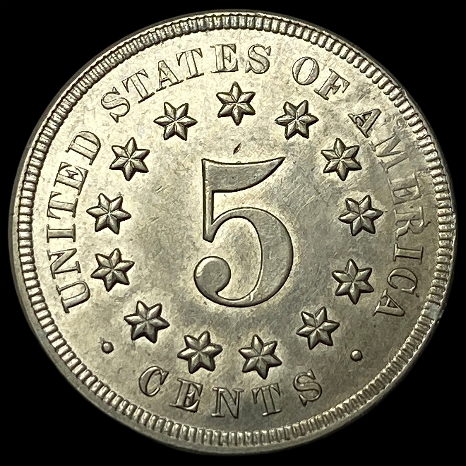 1867 Shield Nickel UNCIRCULATED - 2