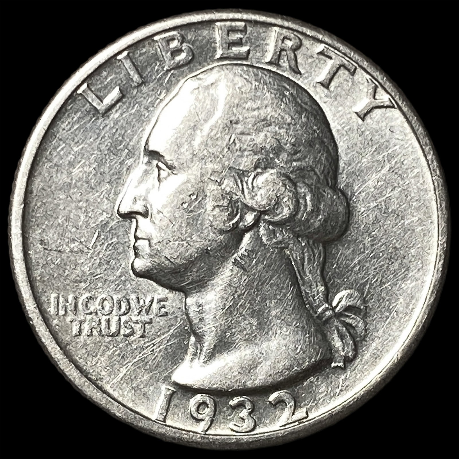 1932-D Washington Silver Quarter UNCIRCULATED: 1932-D Washington Silver Quarter UNCIRCULATED