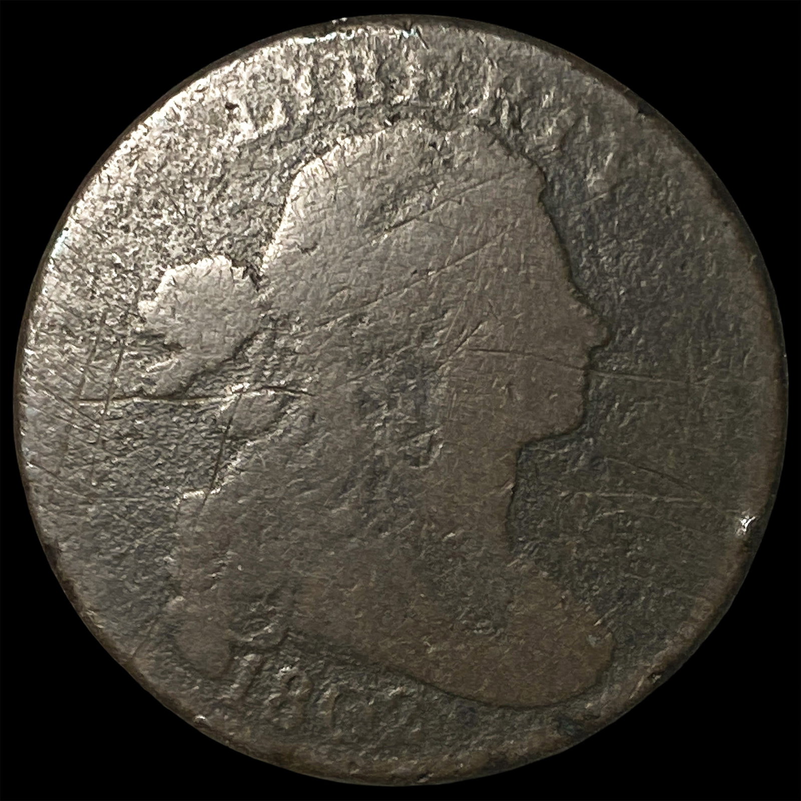 1802 Draped Bust Large Cent NICELY CIRCULATED: 1802 Draped Bust Large Cent NICELY CIRCULATED