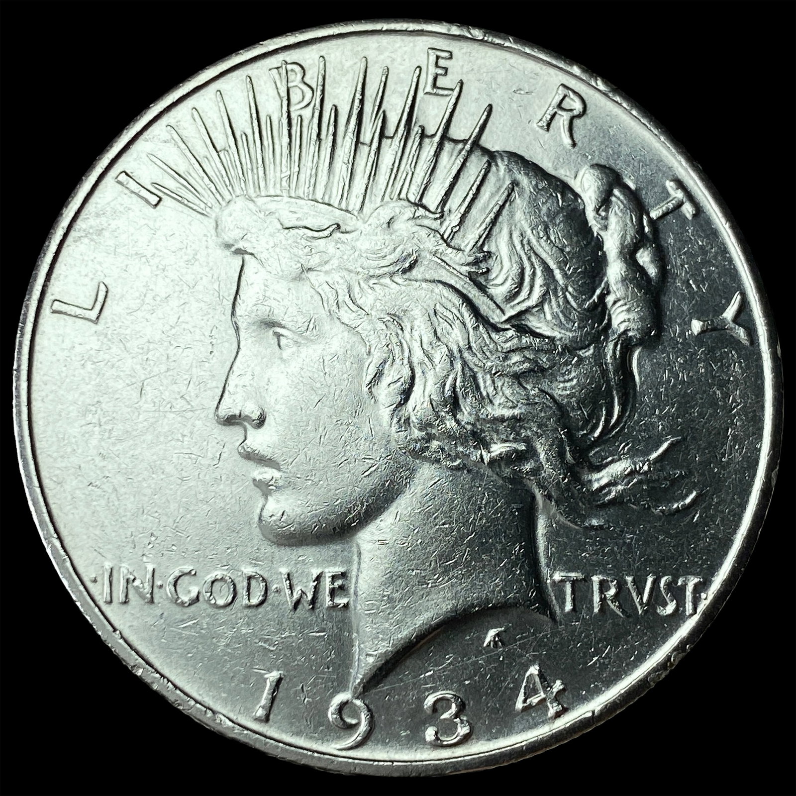 1934-D Silver Peace Dollar UNCIRCULATED: 1934-D Silver Peace Dollar UNCIRCULATED